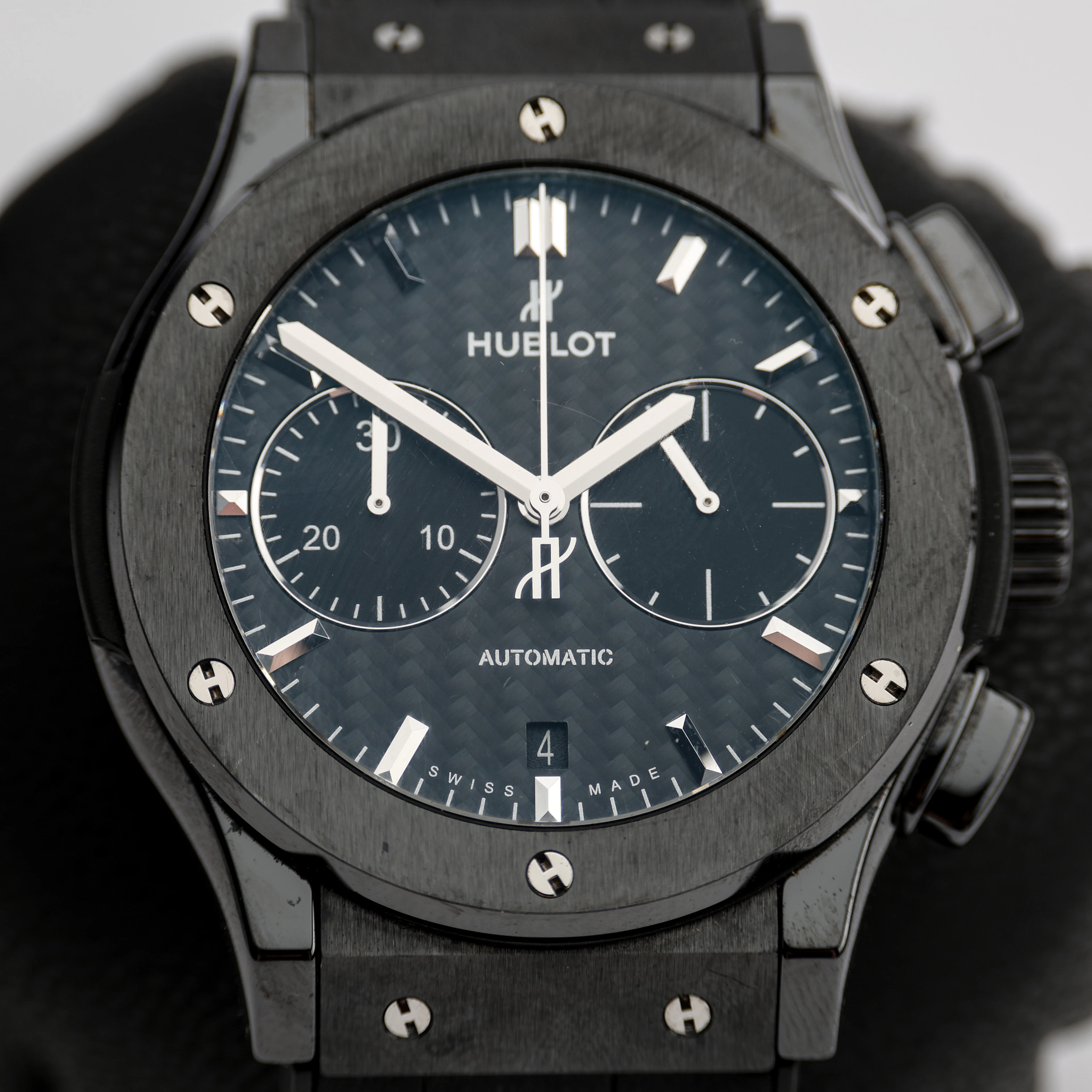 HUBLOT CLASSIC FUSION, BLACK MAGIC, armbandsur, keramik, automatiskt