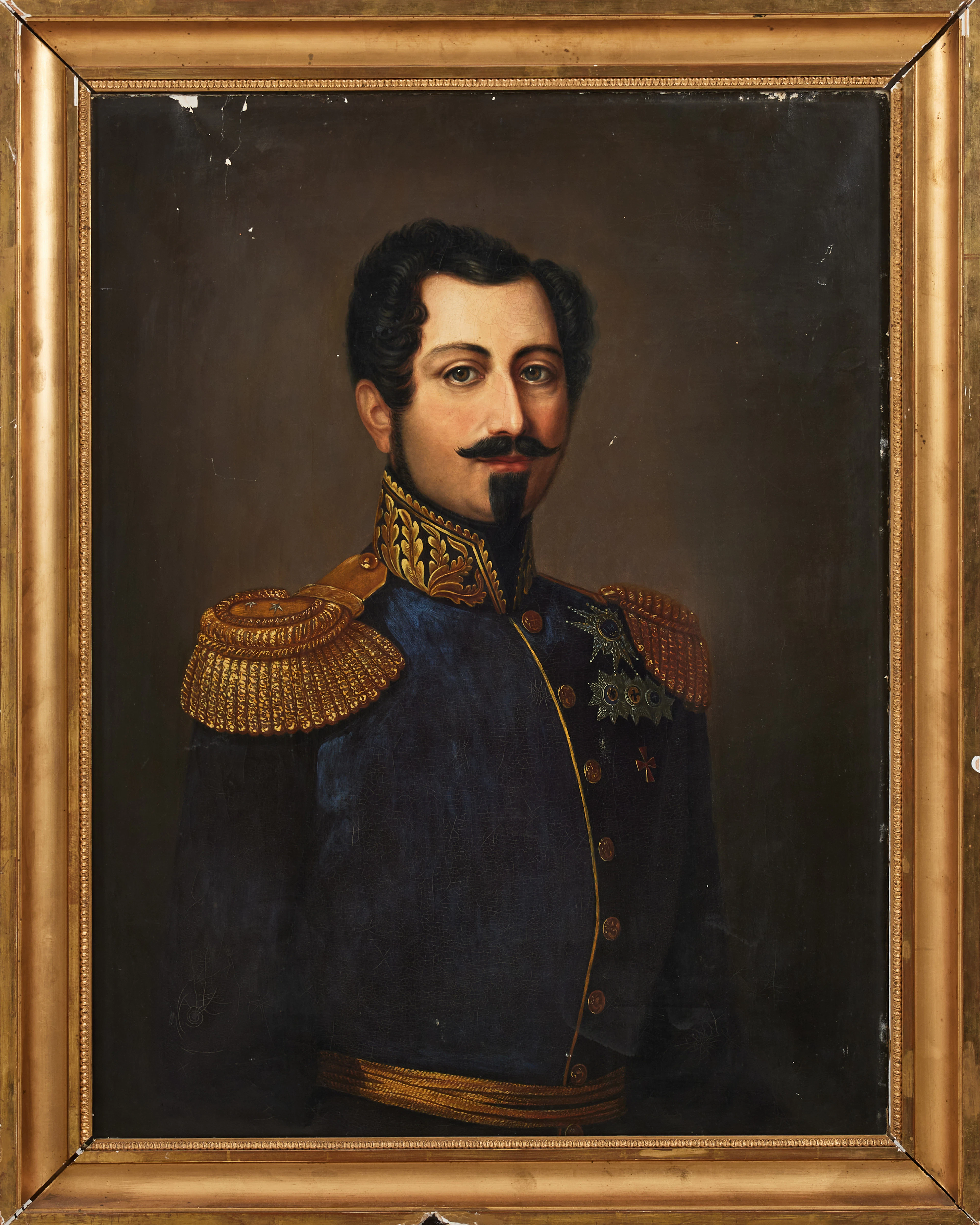 OIDENTIFIERAD KONSTNÄR. 1800-tal, Oscar I, olja på duk, osignerad.