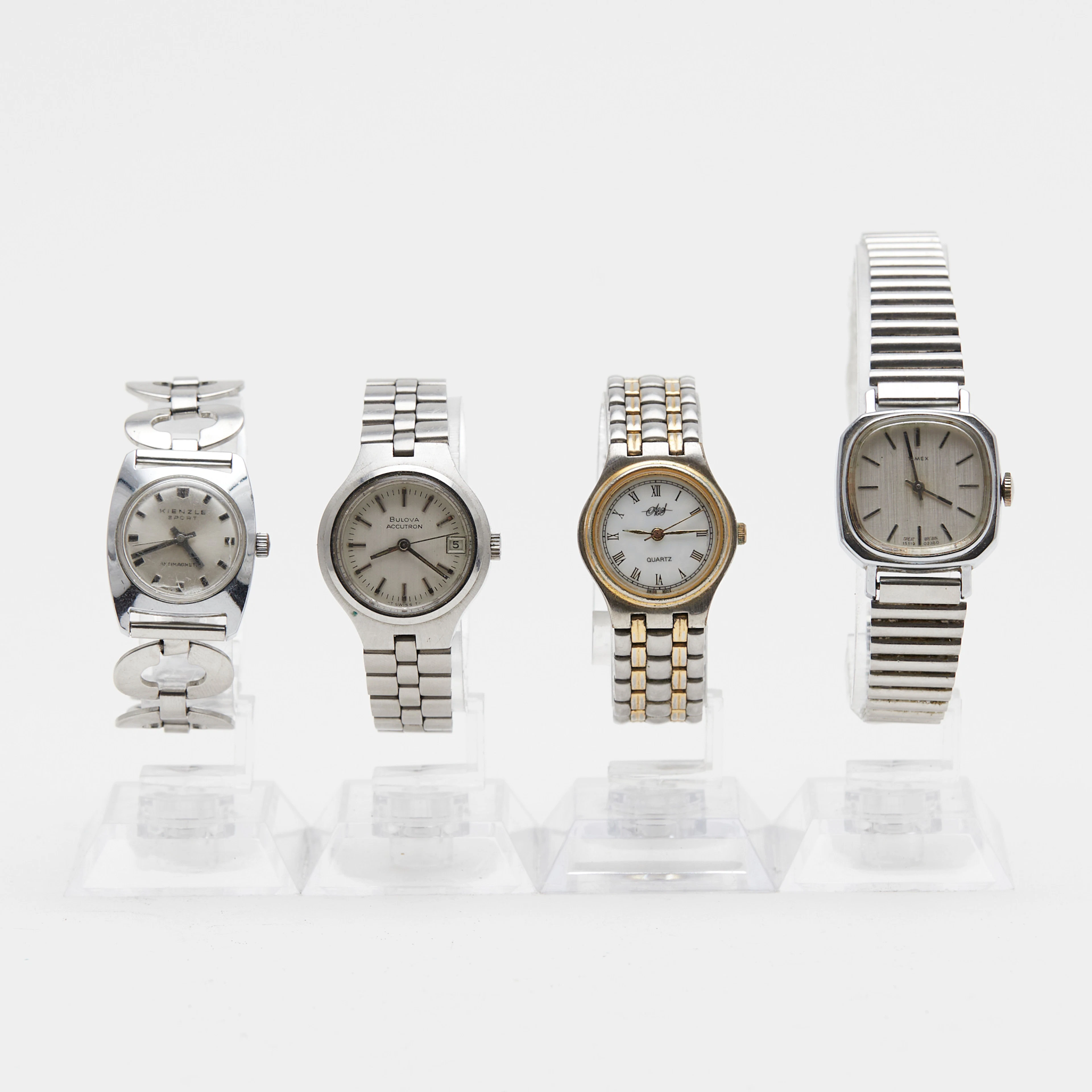 BULOVA, KIENZLE, TIMEX ETC., Konvolut Armbanduhren, 20. Jahrhundert. (4).