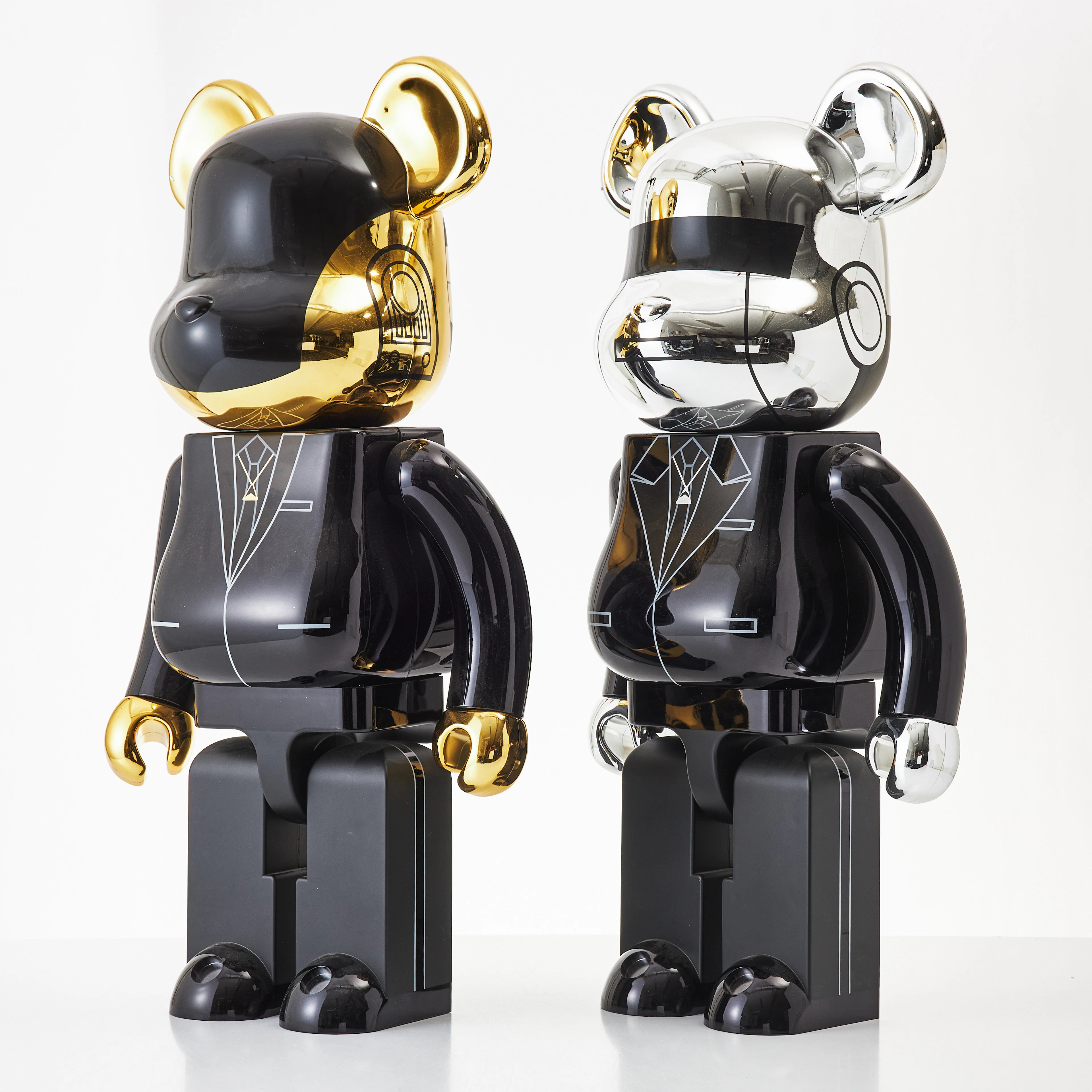 BEARBRICK, 2 st., "Random Access Memories", Daft Punk, Medicom toy