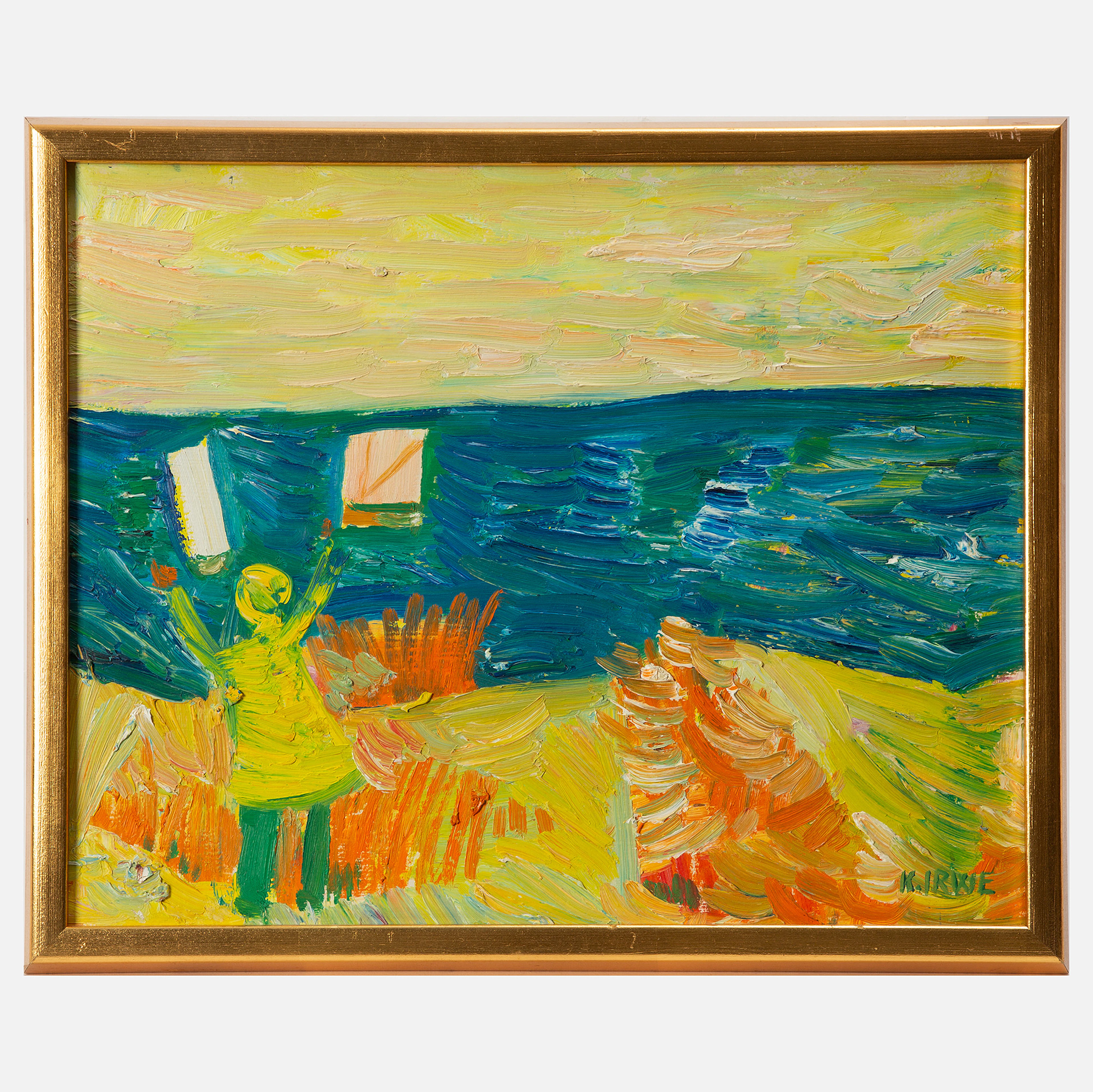 KNUT IRWE. Strandmotiv.