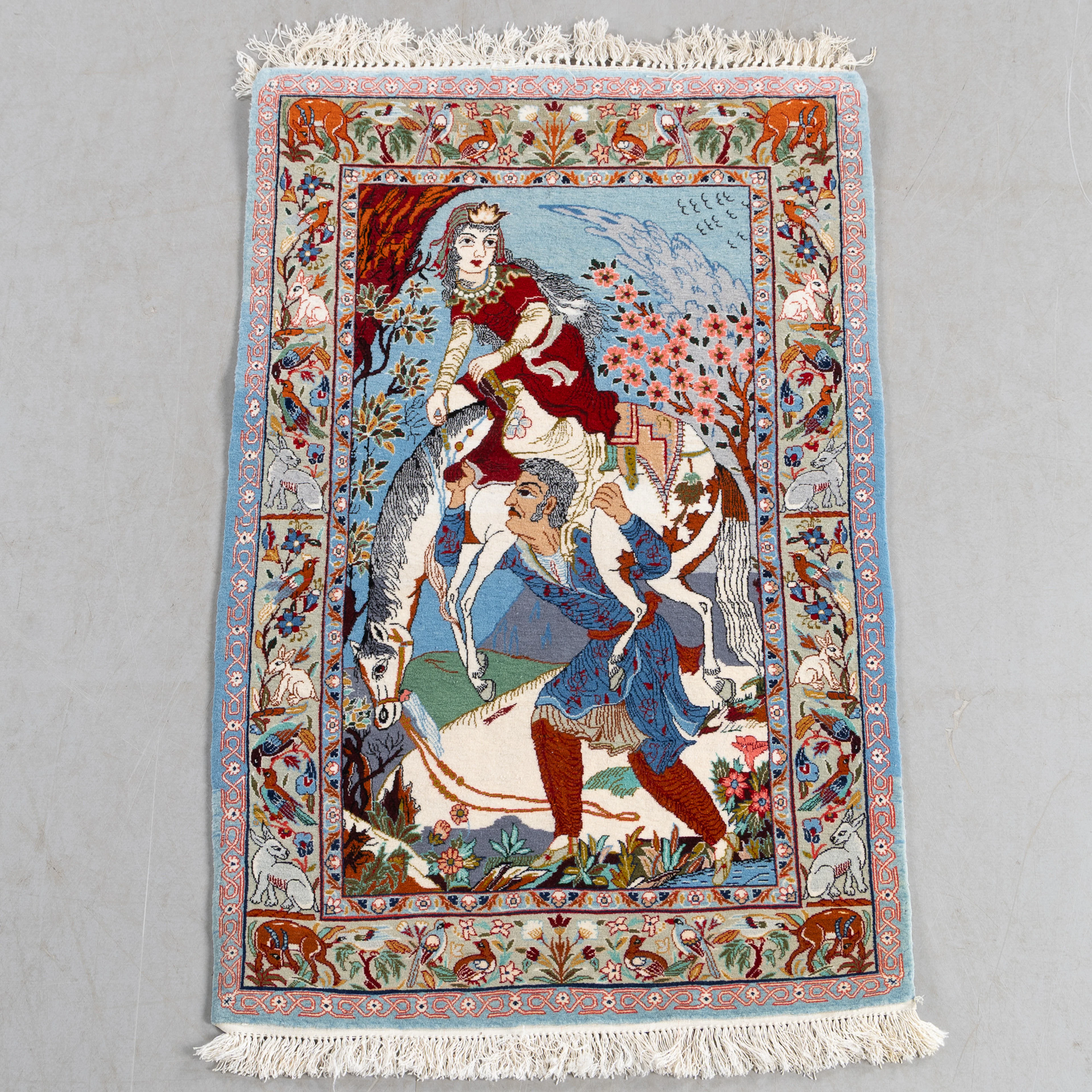 MATTA, Isfahan, figural, silkesvarp.