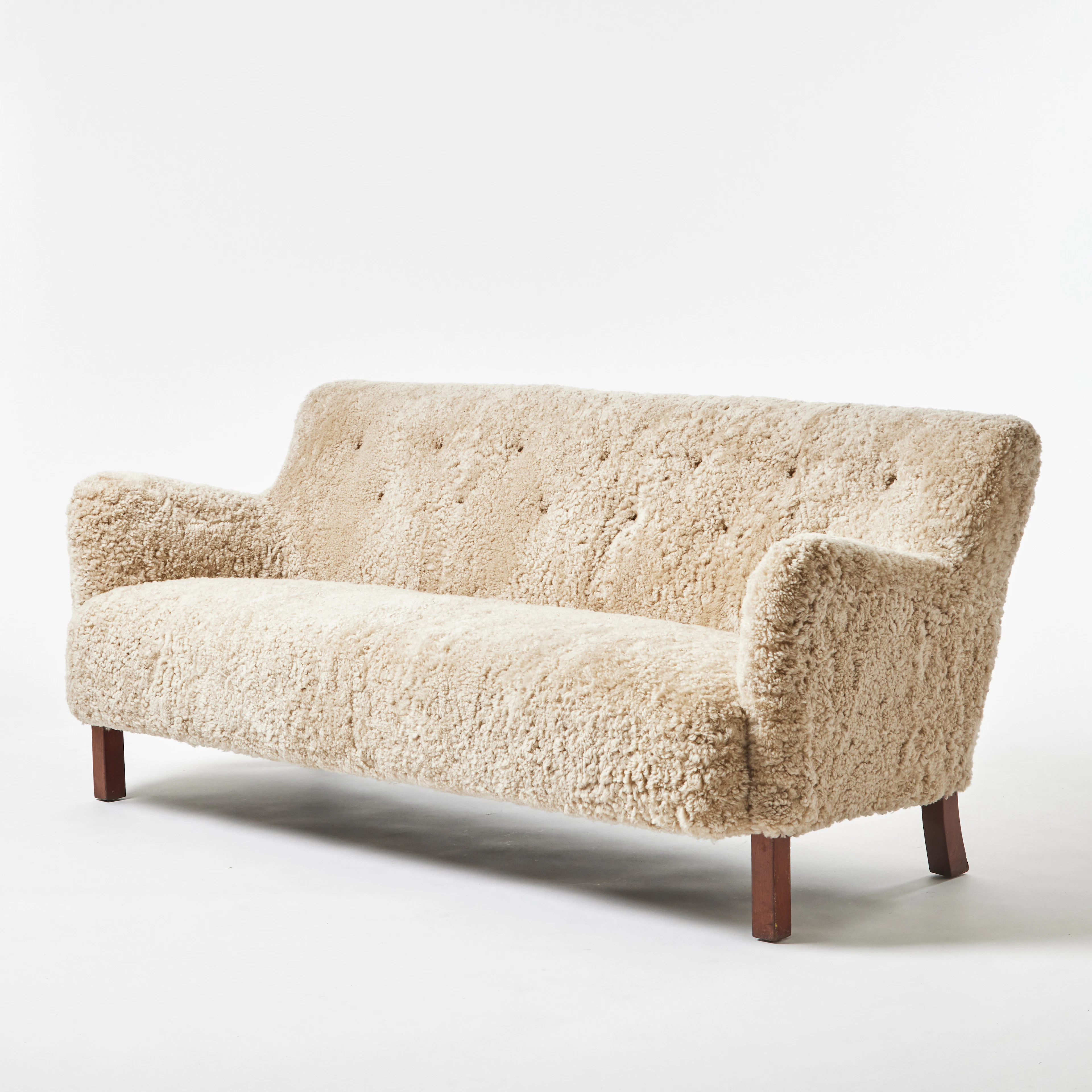 FRANS MORTENSEN. Soffa, Peder Pedersen, Danmark, Danish Modern, modellen