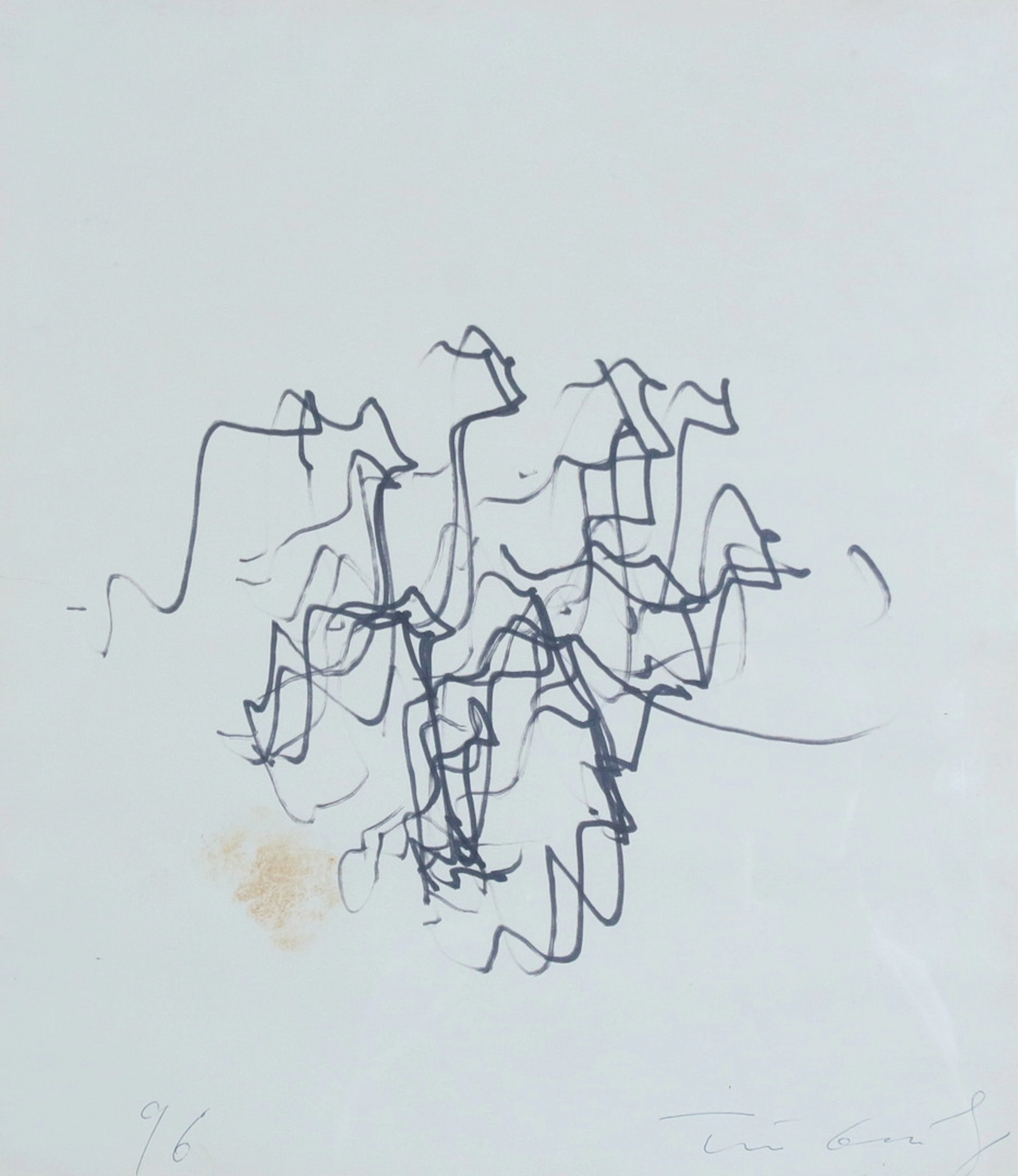 JEAN TINGUELY (1925-1991). (bk) Faserstift auf Papier, '' Meta Matic