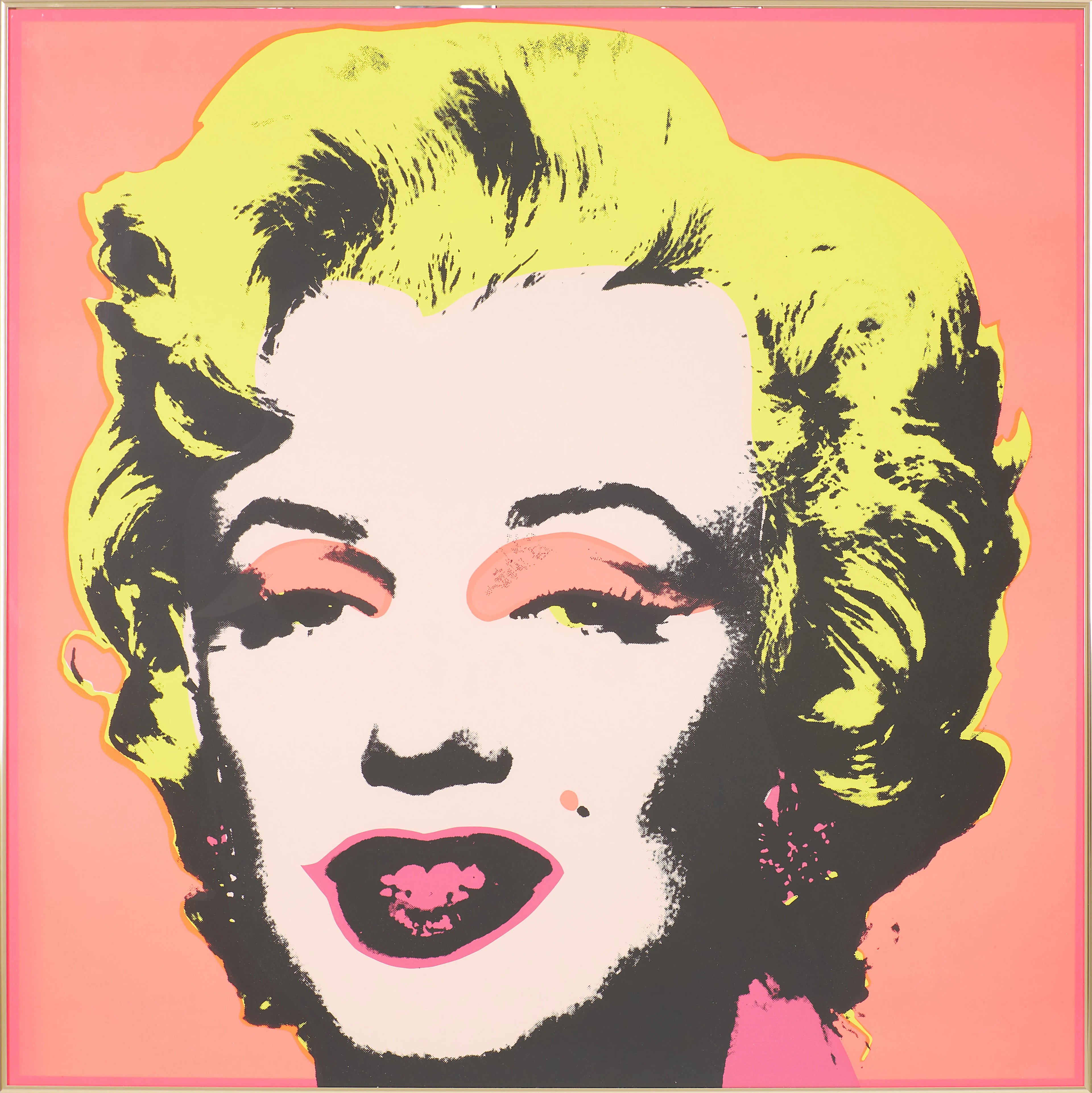 ANDY WARHOL. EFTER. färgserigrafi, "Marilyn", utgiven av Sunday B