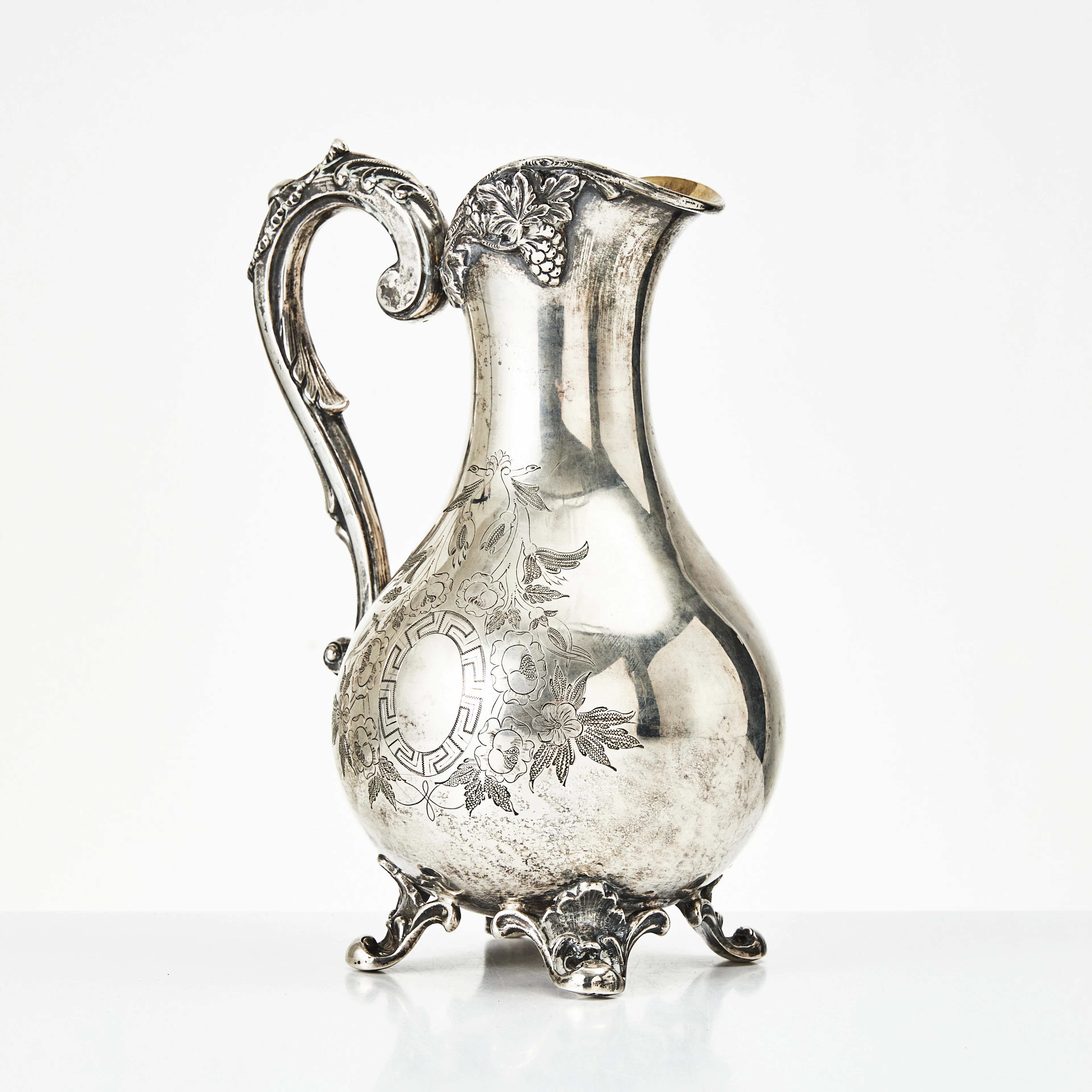 VINKANNA, silver, Frans Holm, Vadstena, 1876.