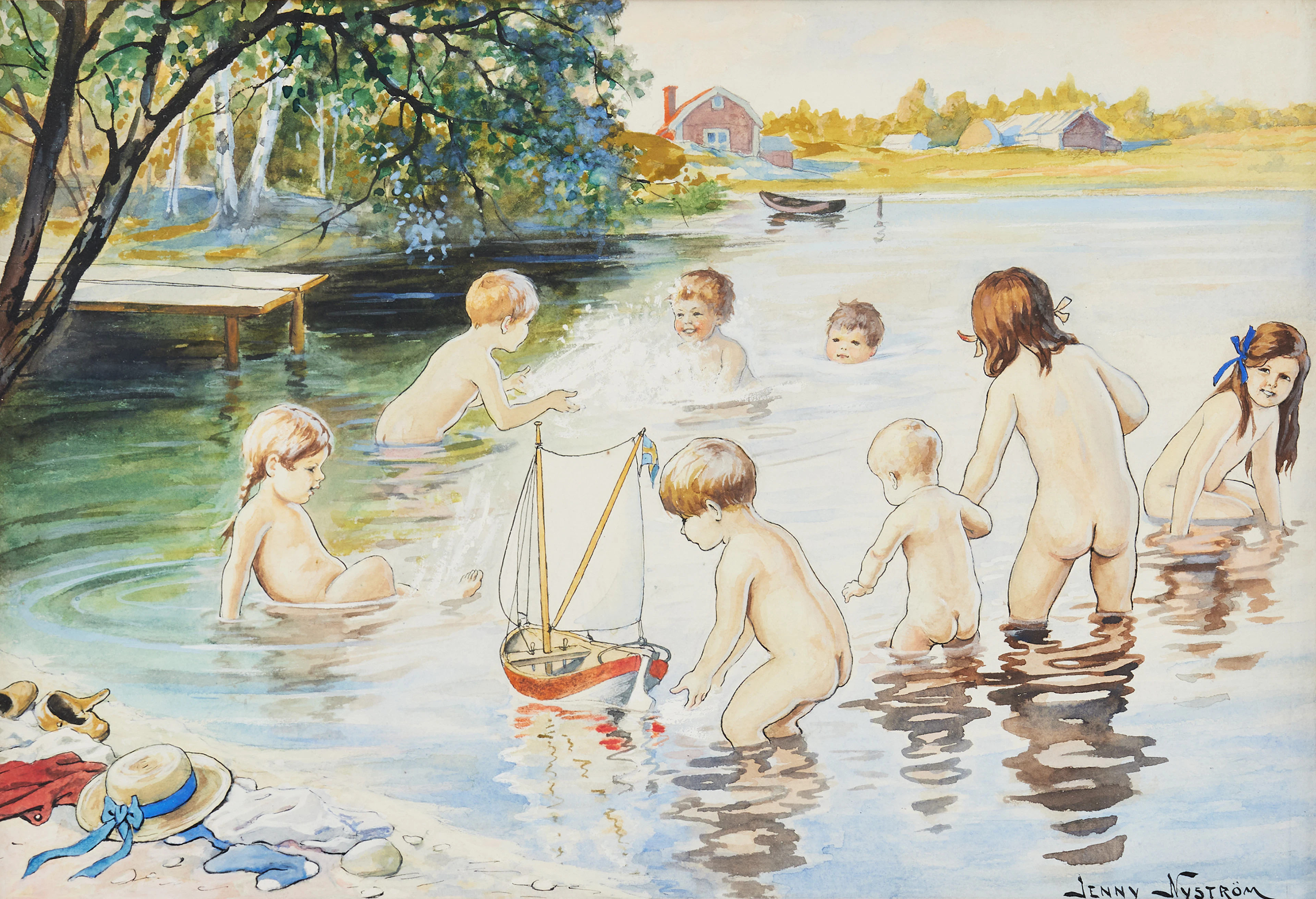 JENNY NYSTRÖM. "Badstället".