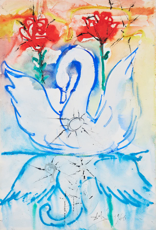SALVADOR DALÍ. "The Ugly Duckling" (from H. C. Andersen Fairy-Tales).