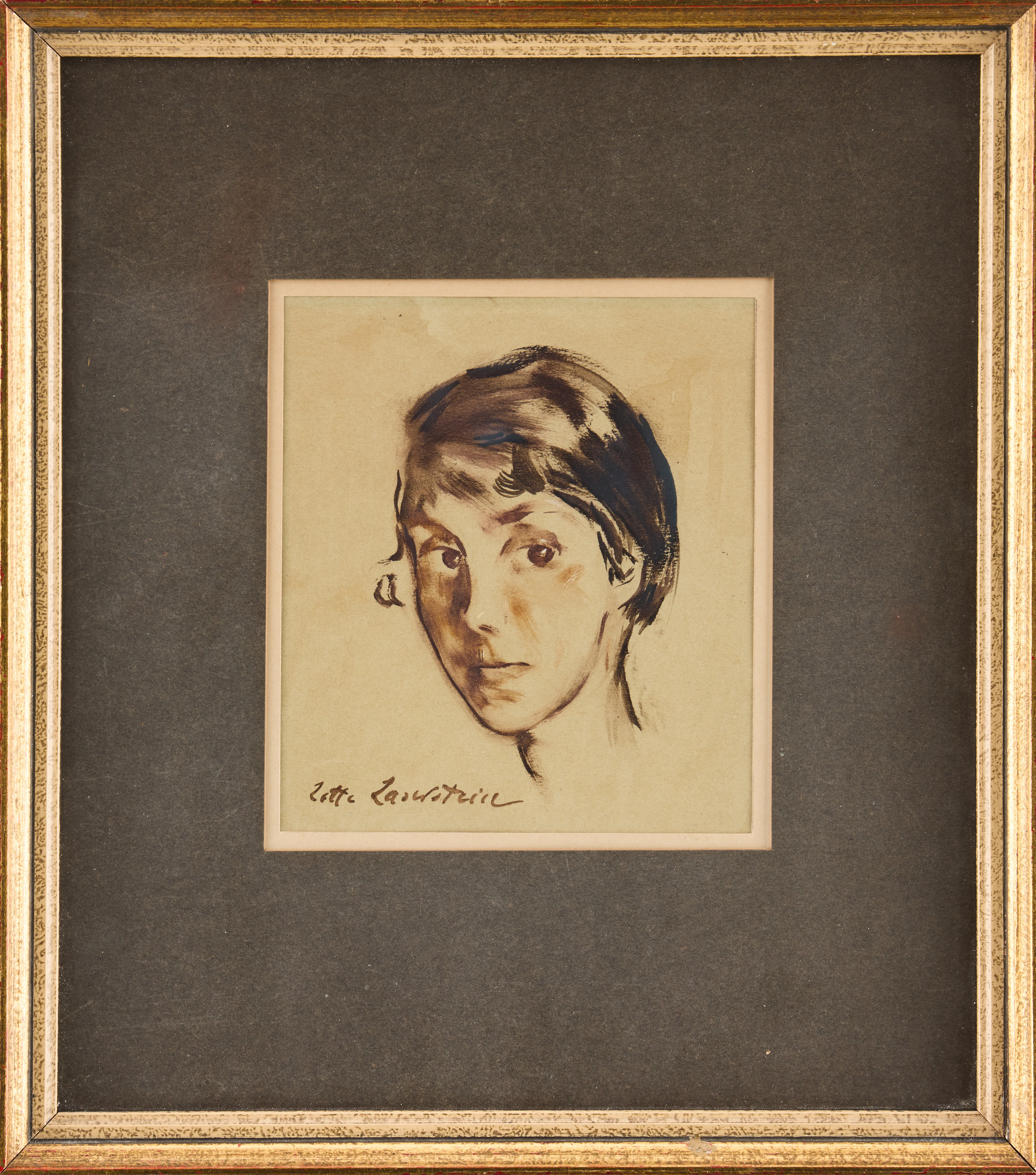 LOTTE LASERSTEIN. Porträtt.