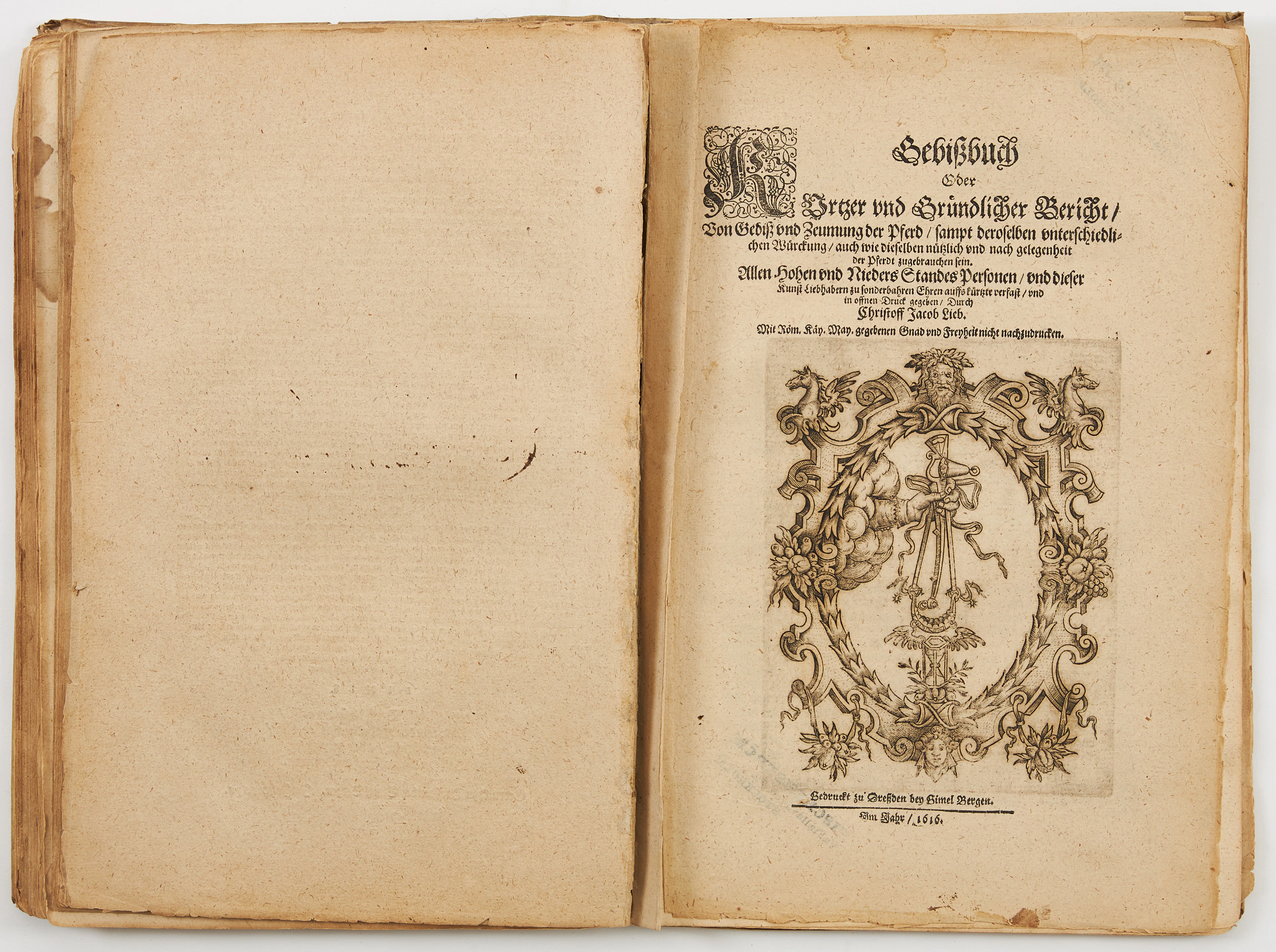 DEDICATION COPY OF LIEB'S CLASSIC WORK ON HORSES, FIRST EDITION, Practica