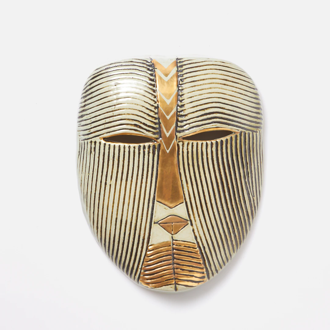 LISA LARSON. Mask, keramik, K-studion, signerad.