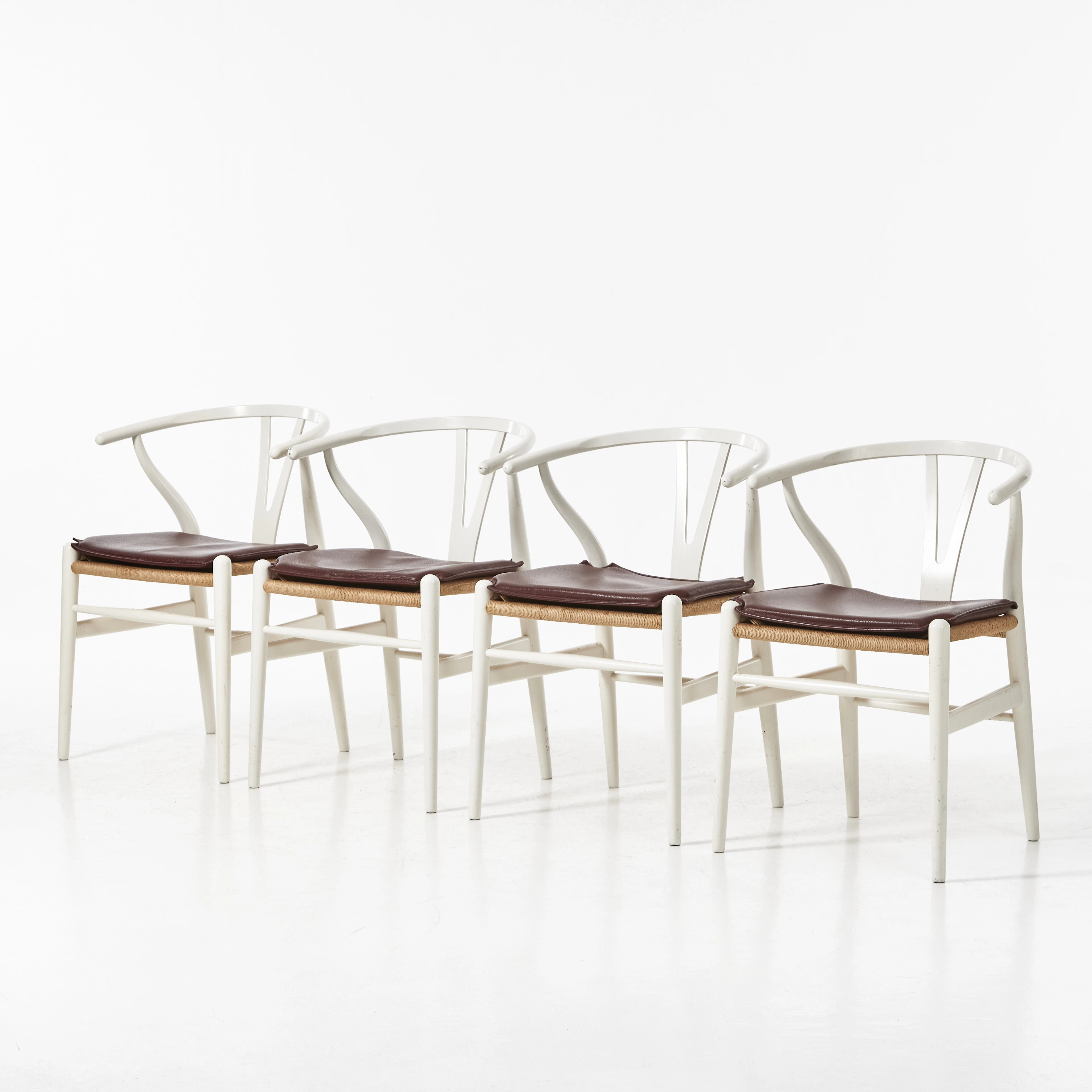 HANS J WEGNER. 4 st. "CH 24", även kallad "Y-stolen", Carl Hansen