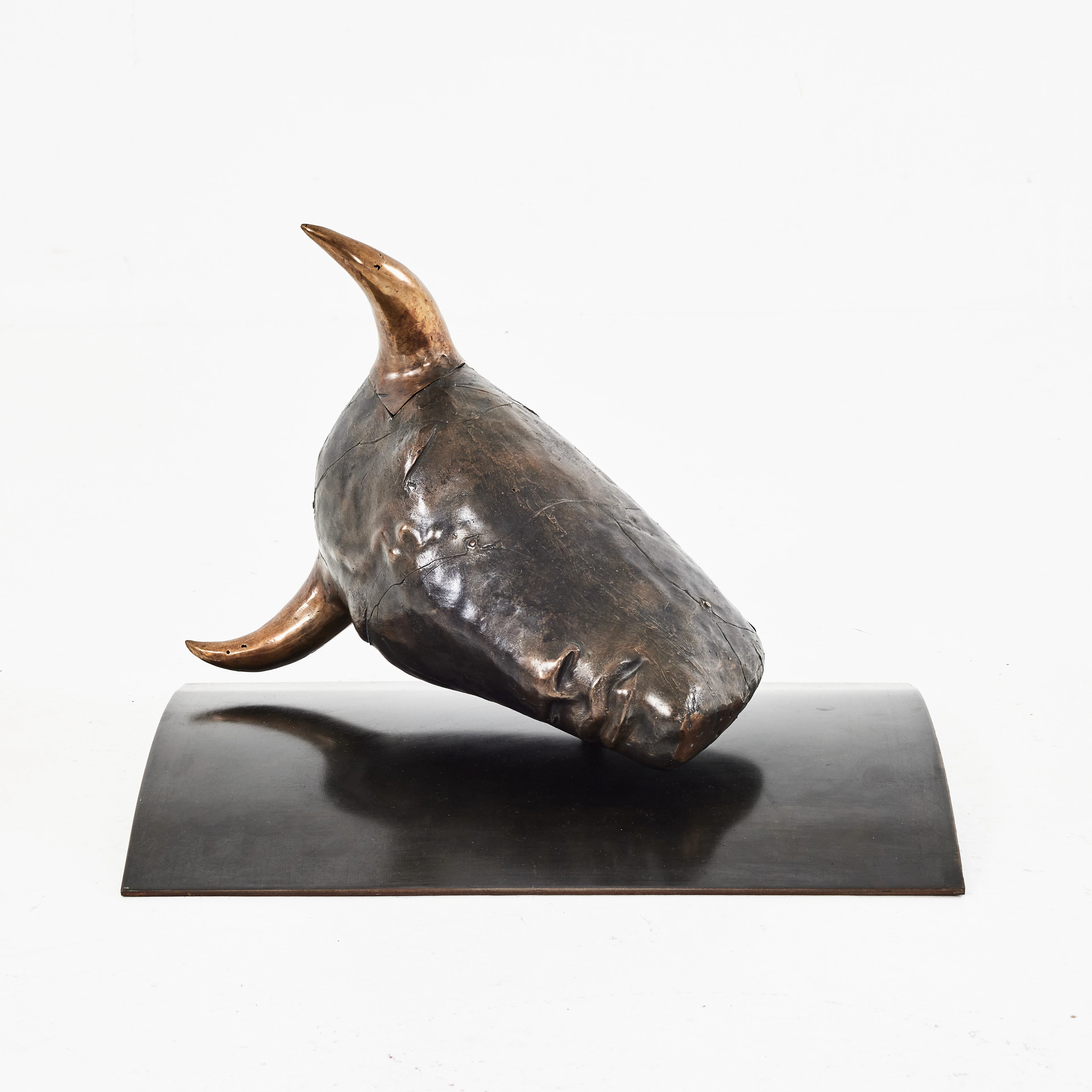 KAREL BECVAR. (TJECKIEN FÖDD 1955). "Minotaur", brons.
