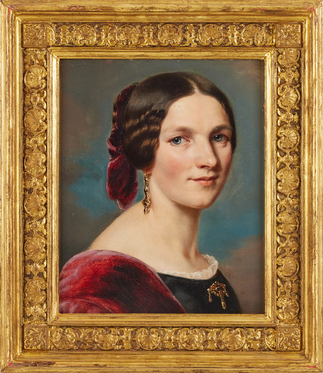 FRANZ XAVER WINTERHALTER (TYSKLAND 1805-1873). Tillskriven. Porträtt