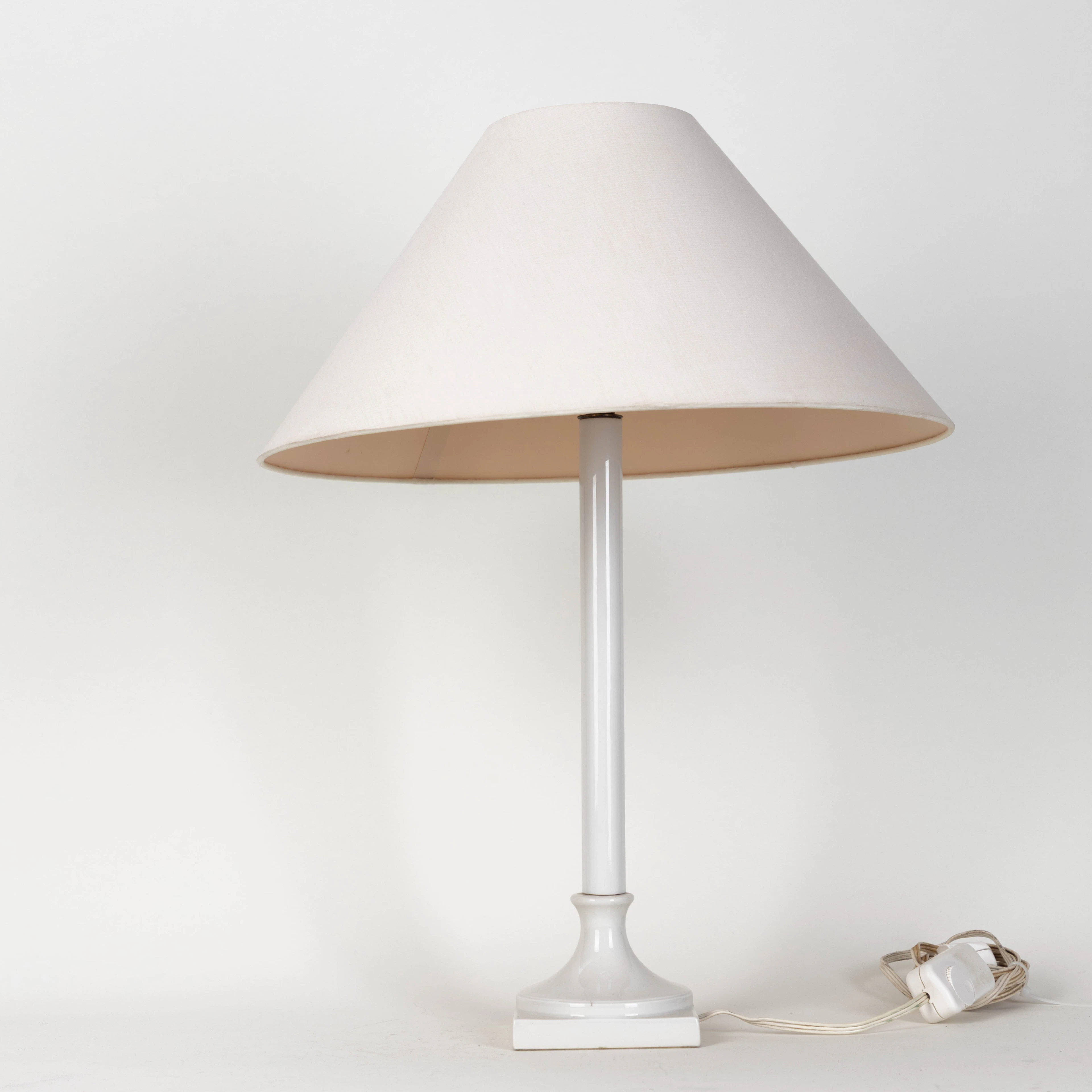 KPM Berlin, Tischlampe mit Porzellanfuß, 20. Jh.