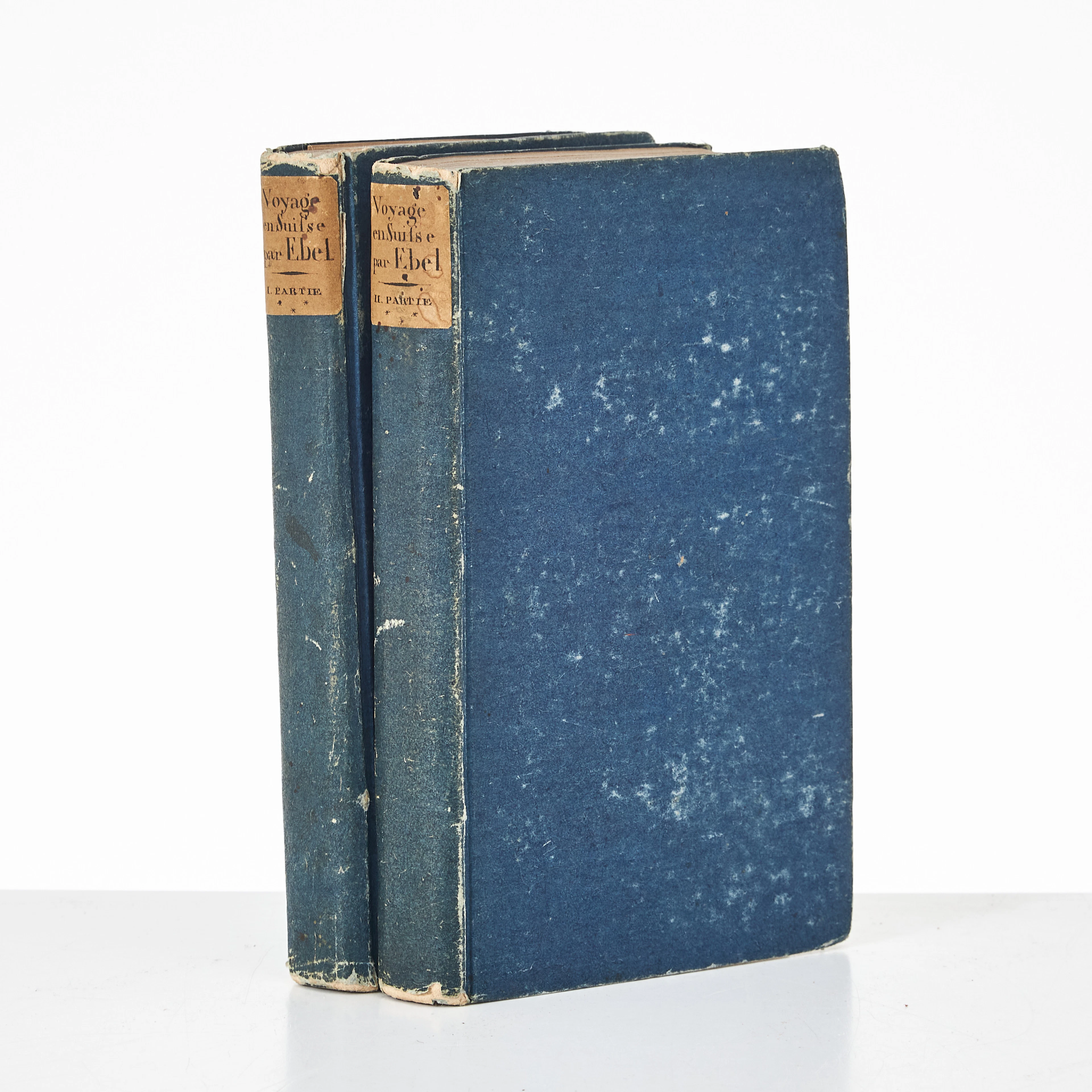 REUTERHOLMS EXEMPLAR AV EBEL, INSTRUCTIONS POUR UN VOYAGEUR. 1795, 2 volymer.