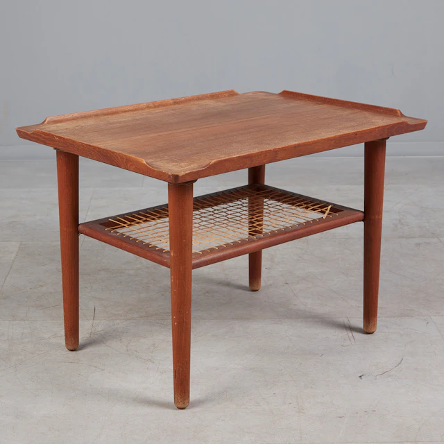 HOLGER GEORGE JENSEN. Couchtisch, Teak, 1960er Jahre, Dänemark.