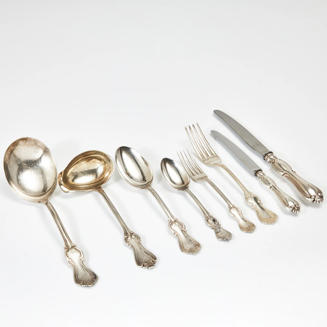 BESTICK, 69 delar, silver, modell Olga, GAB 1978.