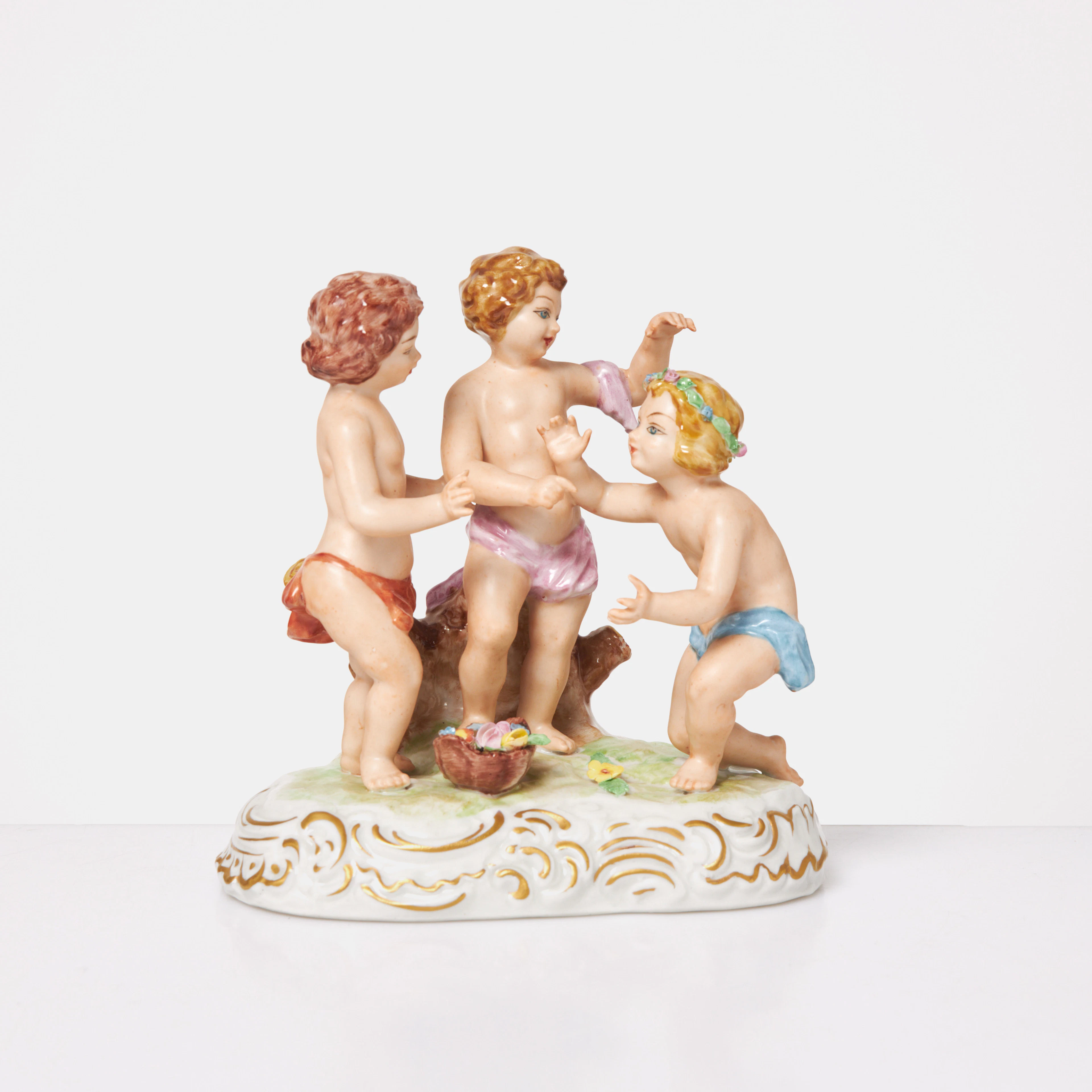 MEISSEN, figuringrupp, porslin, omkring 1900.