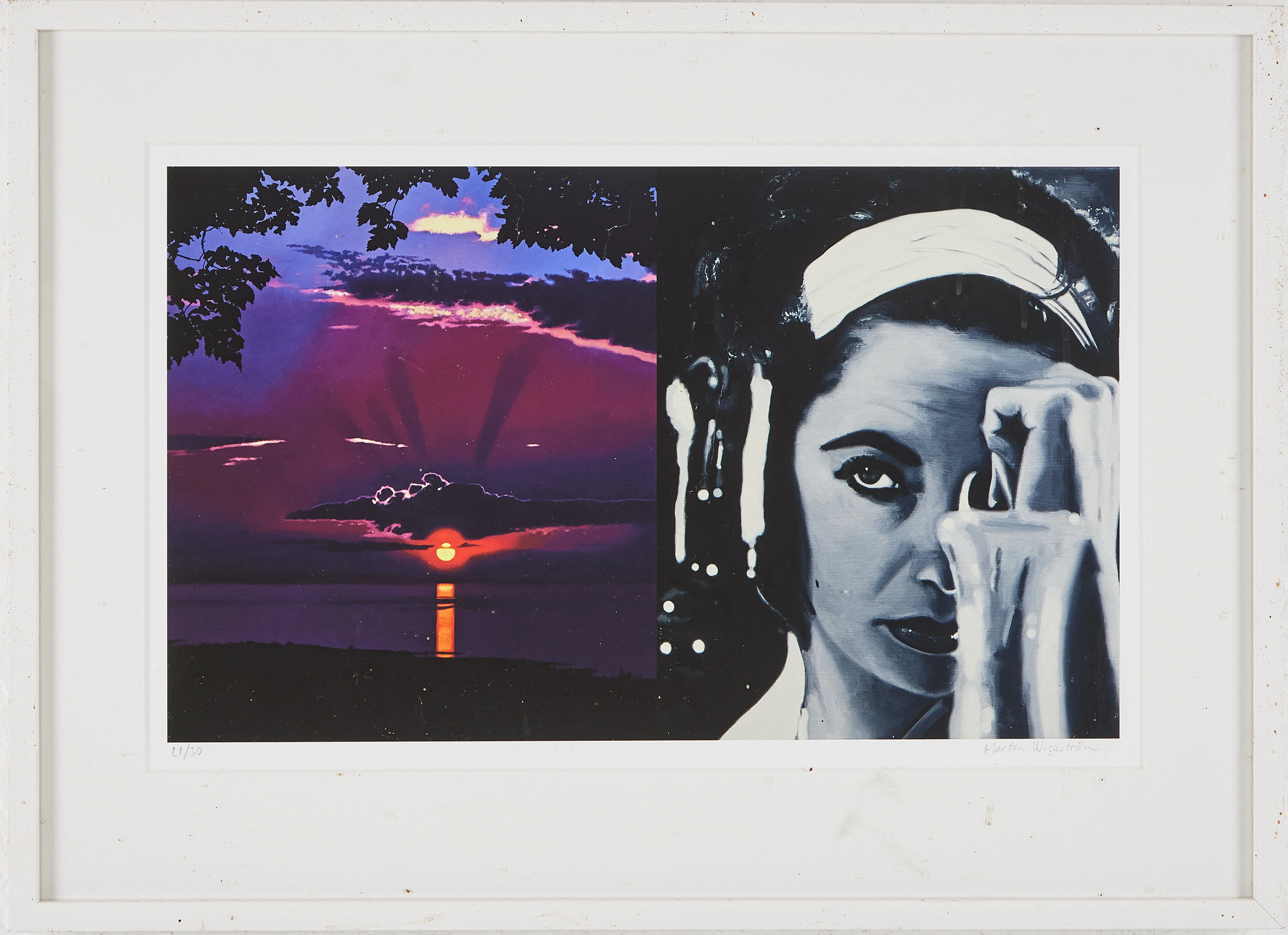 MARTIN WICKSTRÖM. komposition, giclée, signerad och numrerad 21/30.
