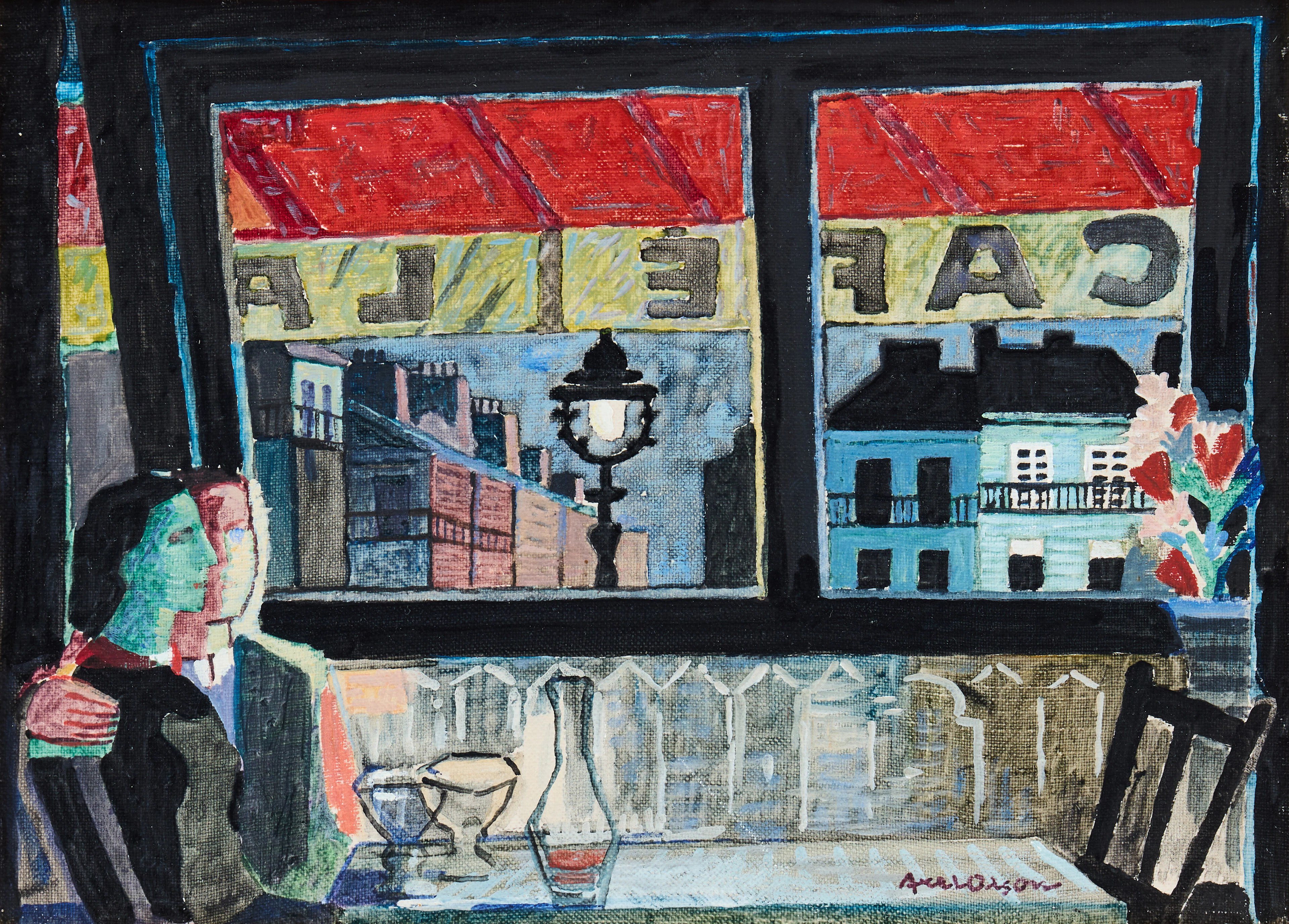 AXEL OLSON. Paris, La Coupole.