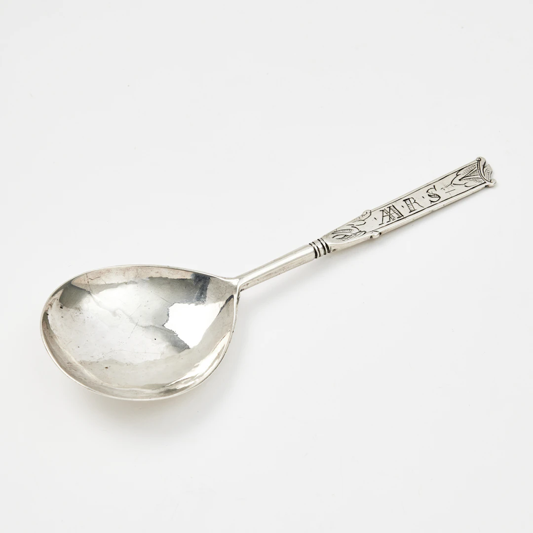 SKED, s.k. Skråsje, silver, ostämplad, Norge 1600-tal. Sannolikt Trondheim.