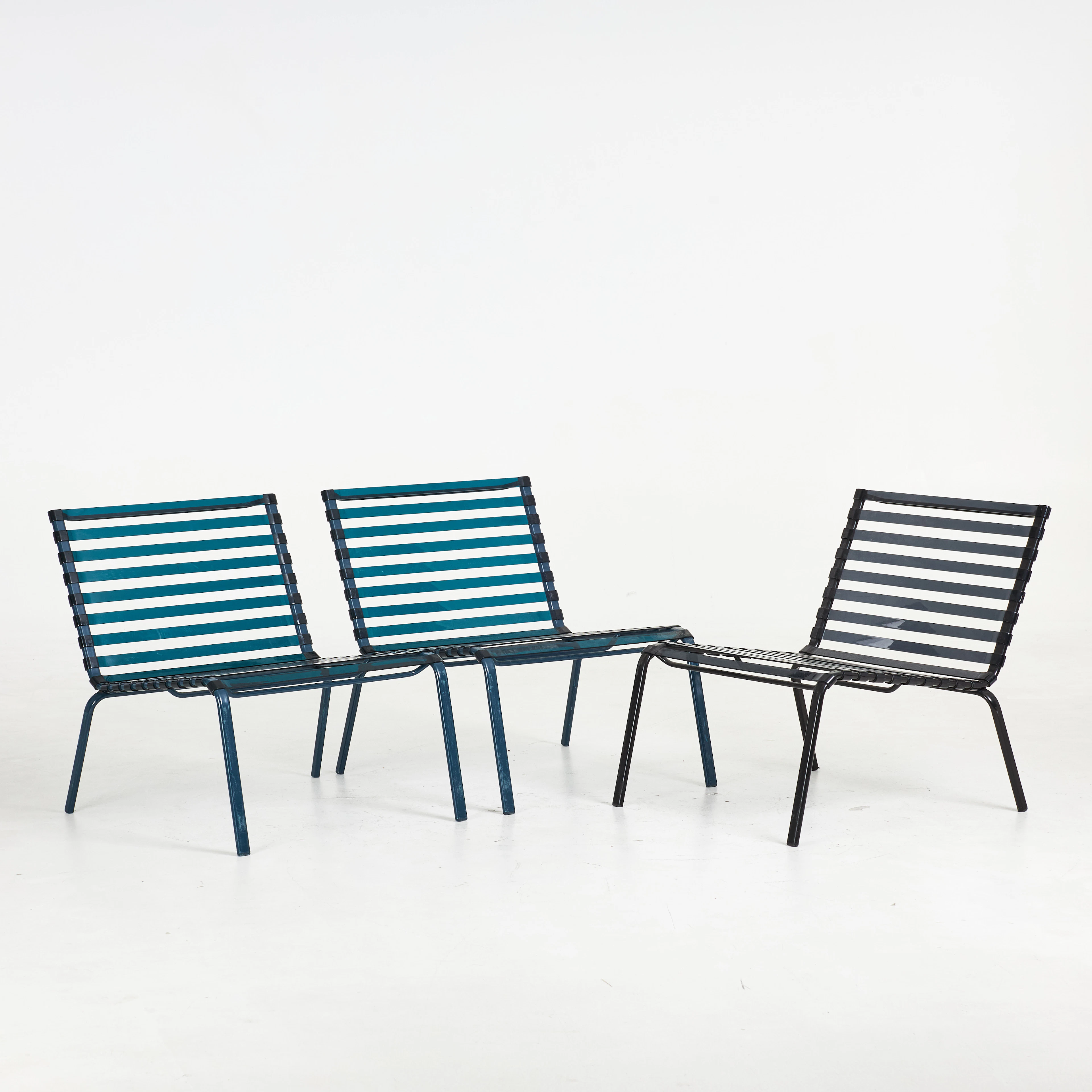 ERWAN & RONAN BOUROULLEC. Stolar 2+1, "Striped Sedia", för Magis
