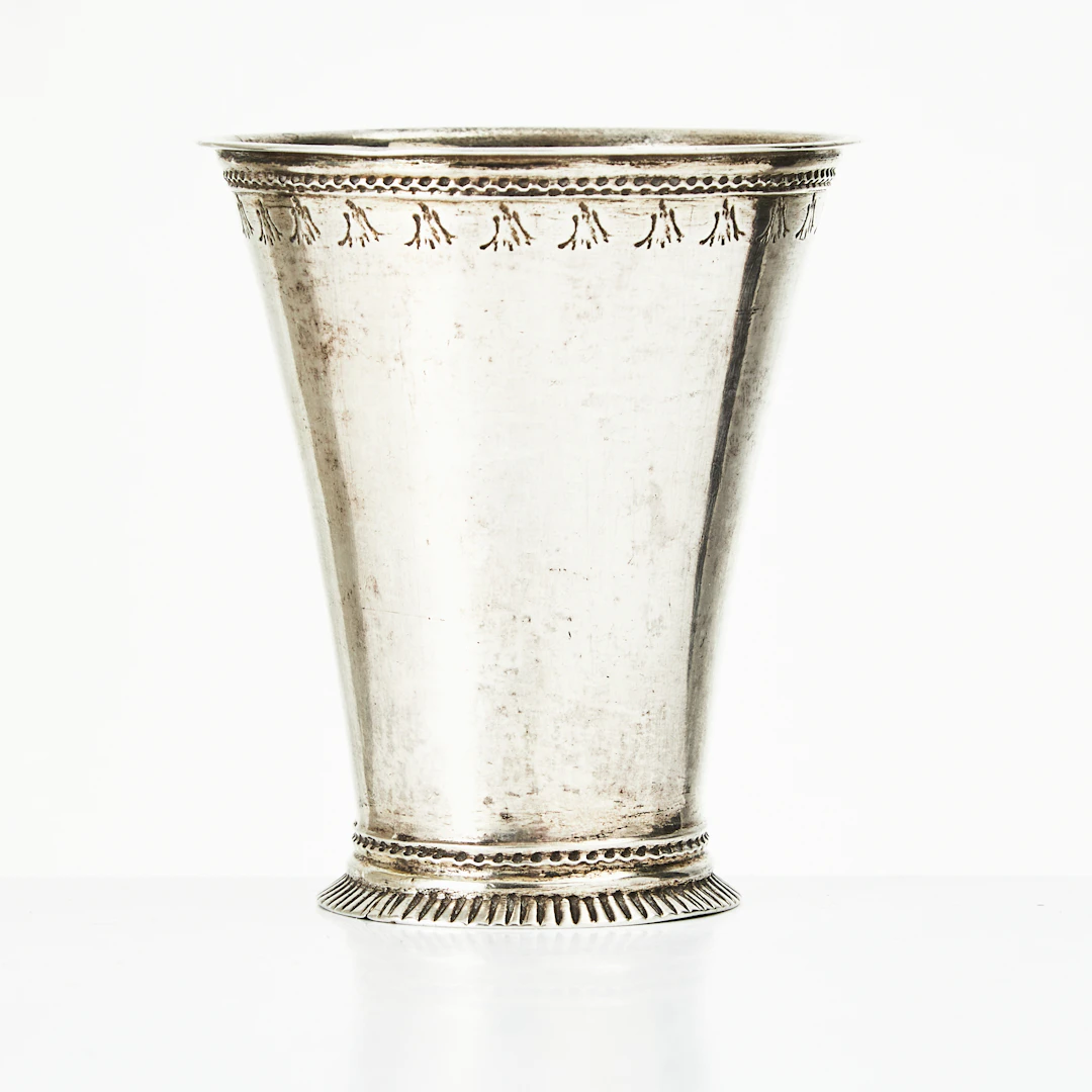 ISAK SAUER. Bägare, silver, Stockholm 1750.