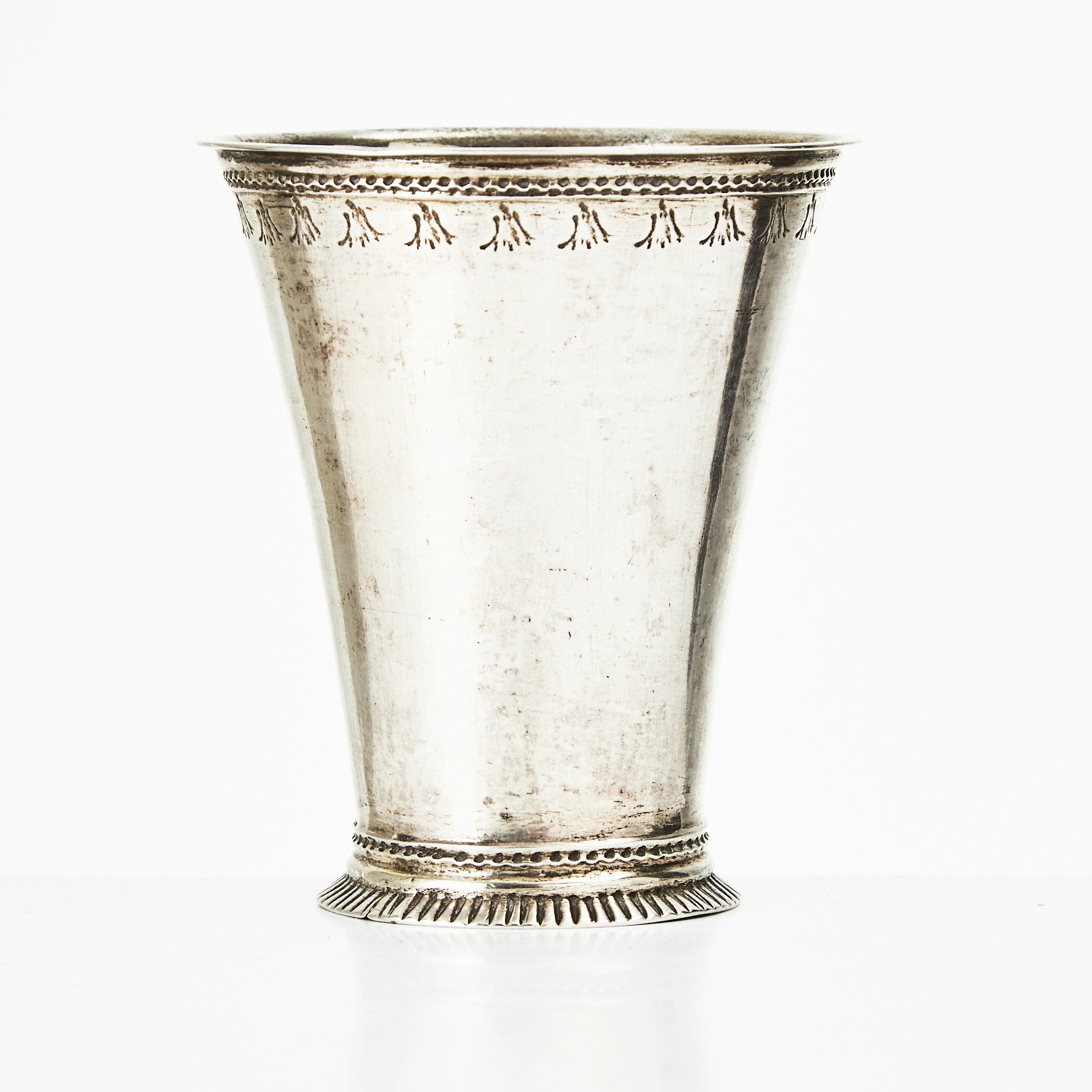 ISAK SAUER. Bägare, silver, Stockholm 1750.