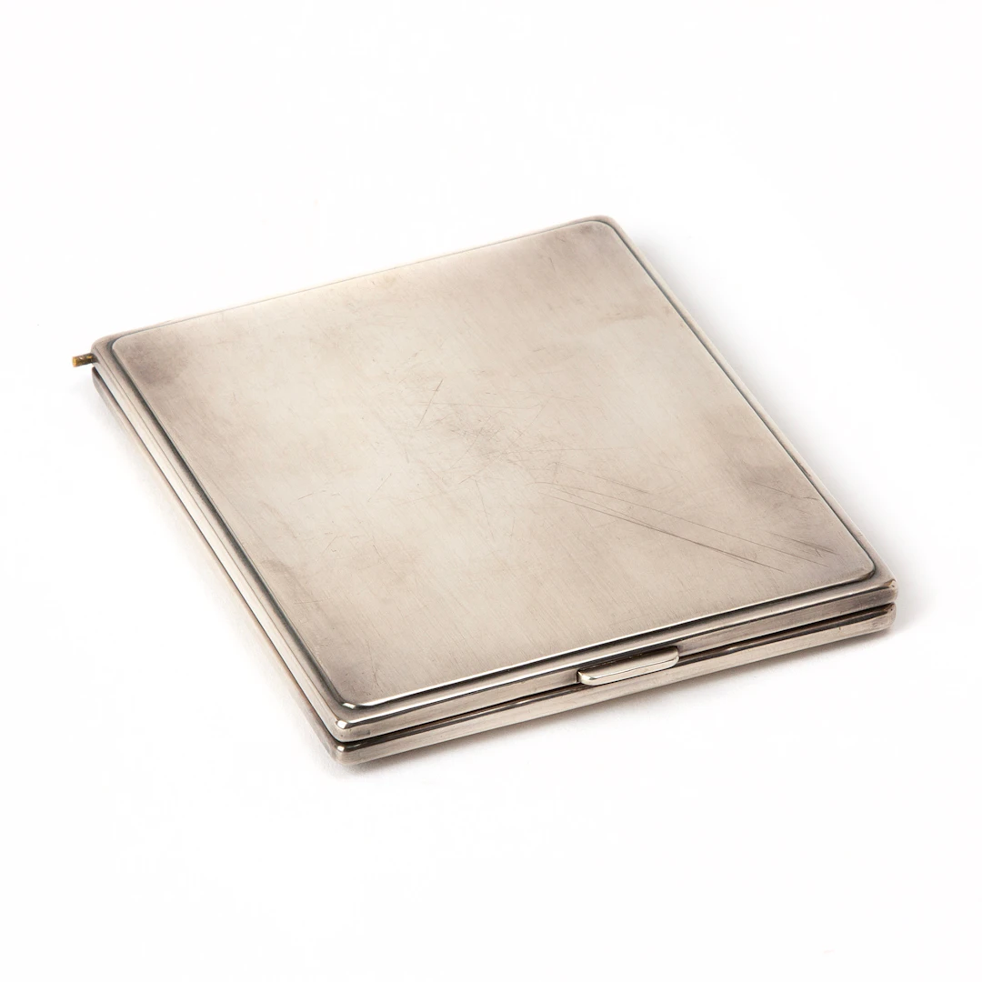 CIGARETTETUI, silver, Tesi, Göteborg, 1953.