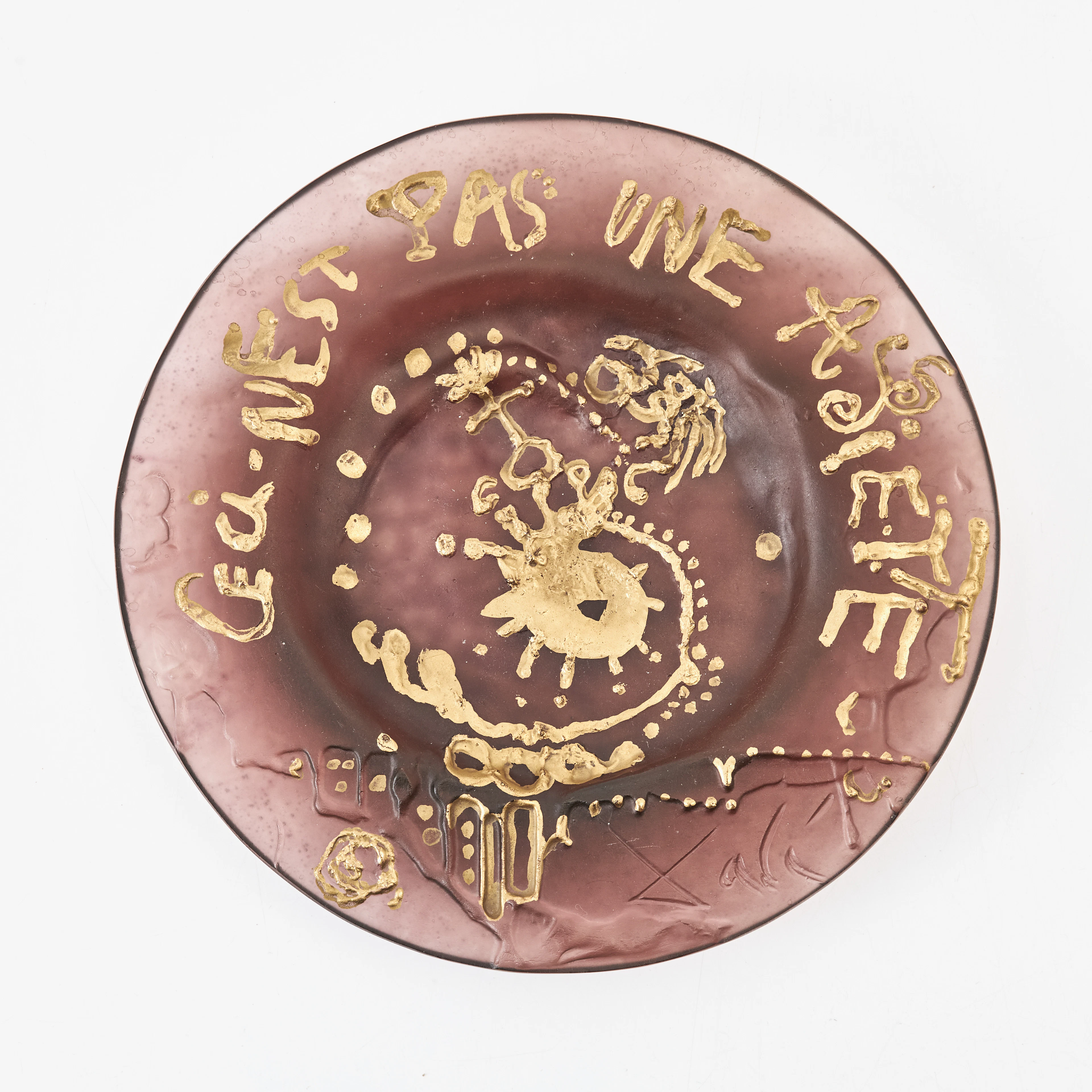 SALVADOR DALÍ. Fat, glas, Daum, Frankrike, numrerad 1377/2000.