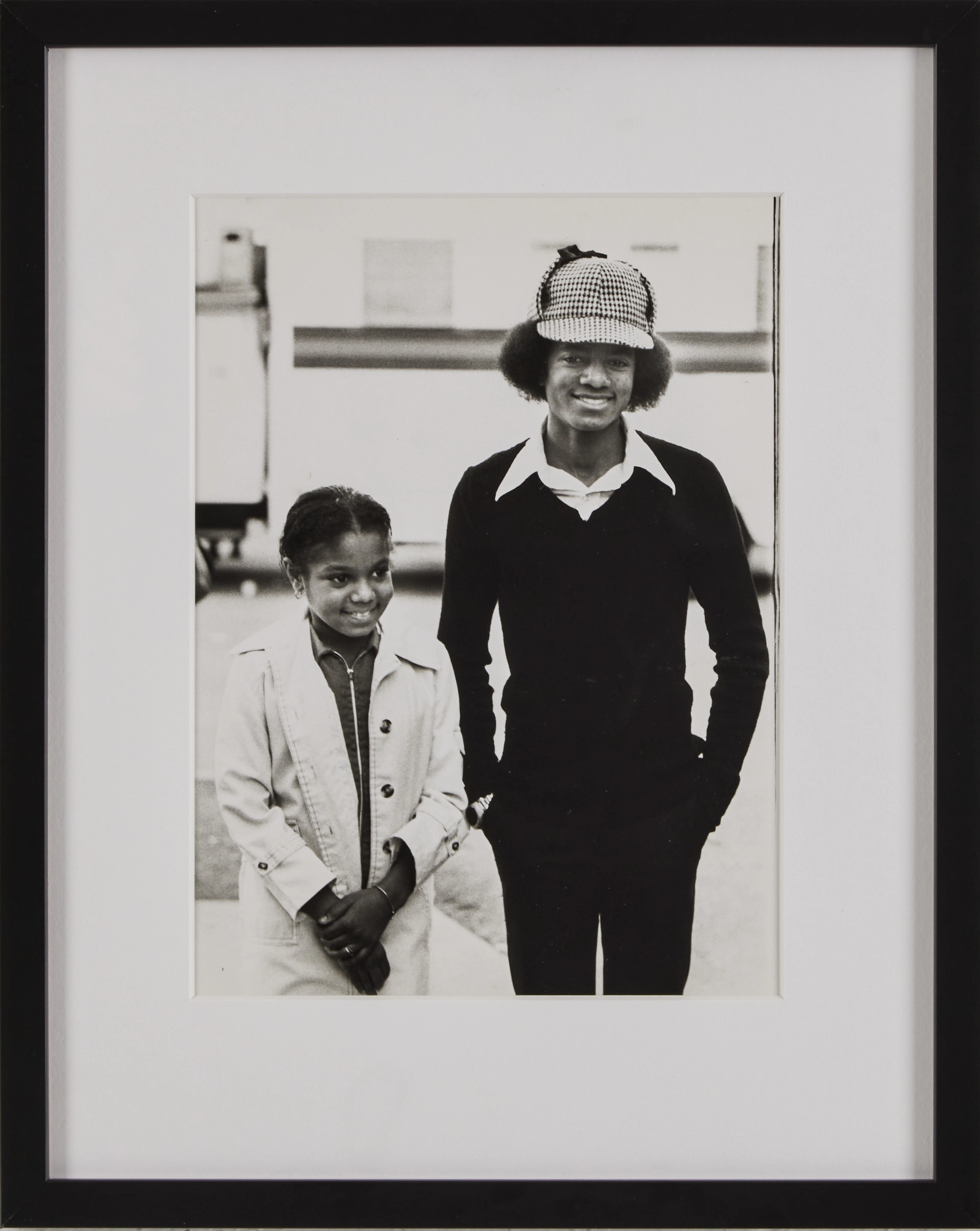 RON GALELLA. Januray 31, 1977: Michael and Janet Jackson.