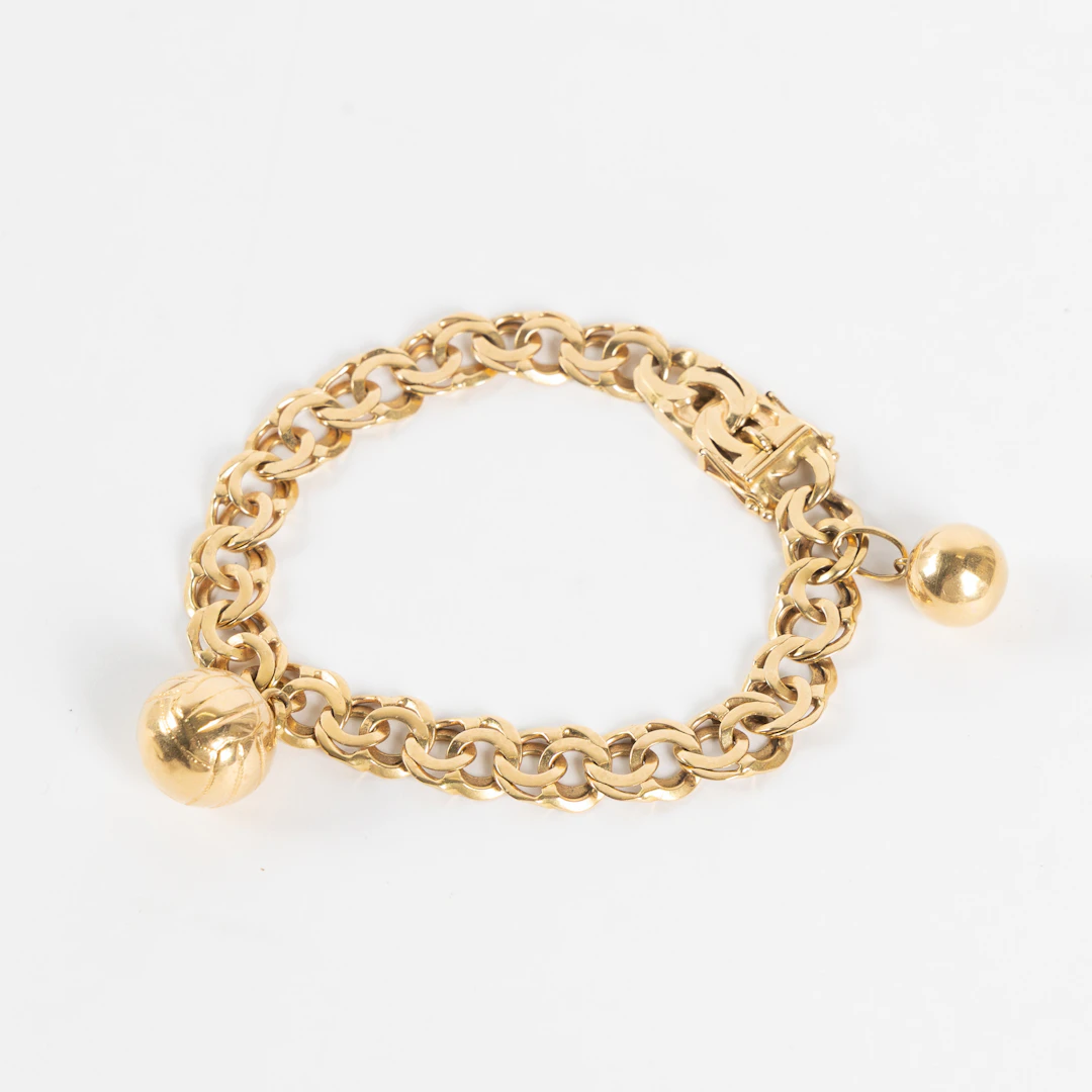 BERLOCKARMBAND, 18K, Bismarcklänk, Guldvaruaktiebolaget G. Dahlgren