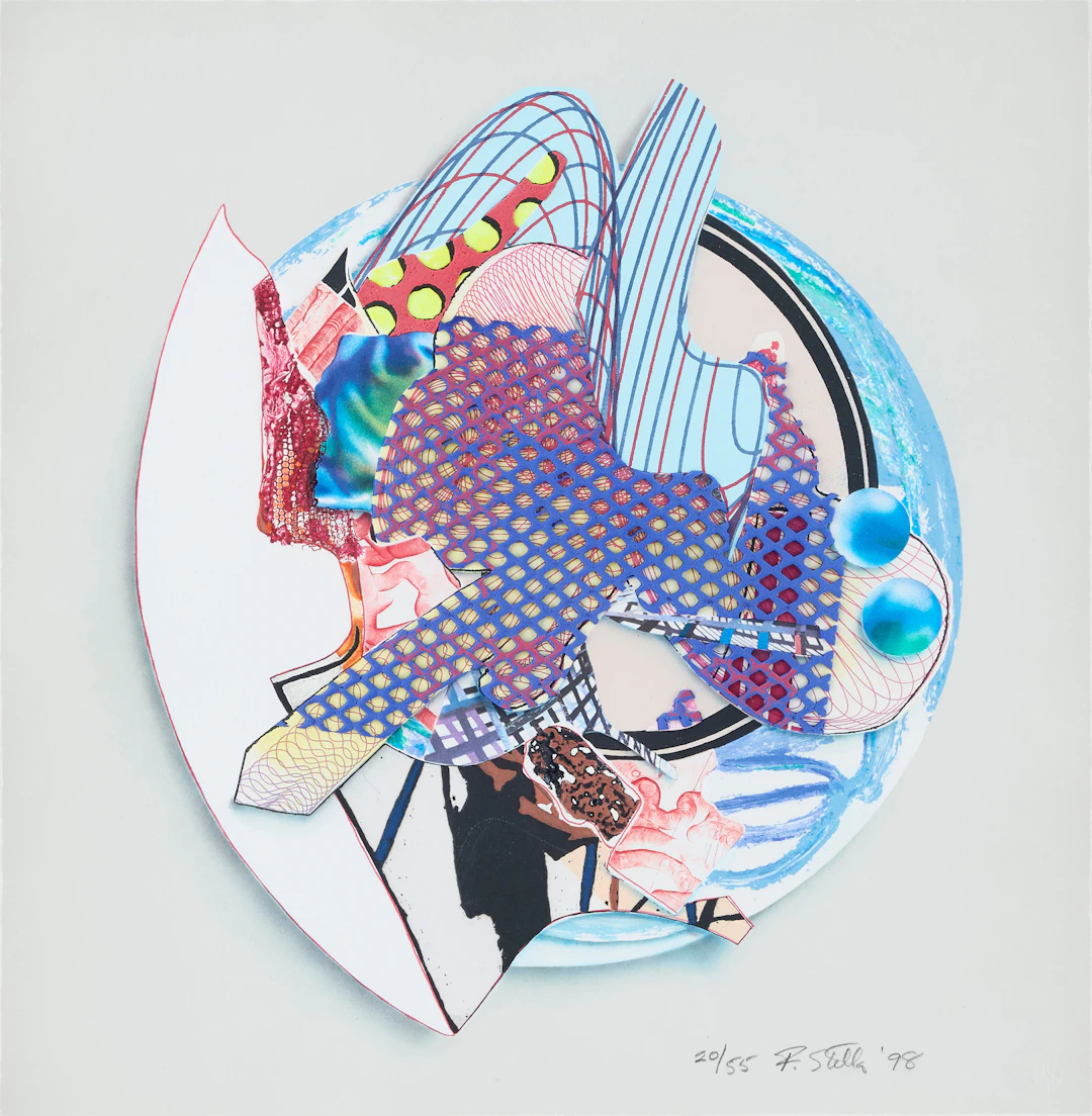 FRANK STELLA. "Iffish" from "Imaginary Places III".