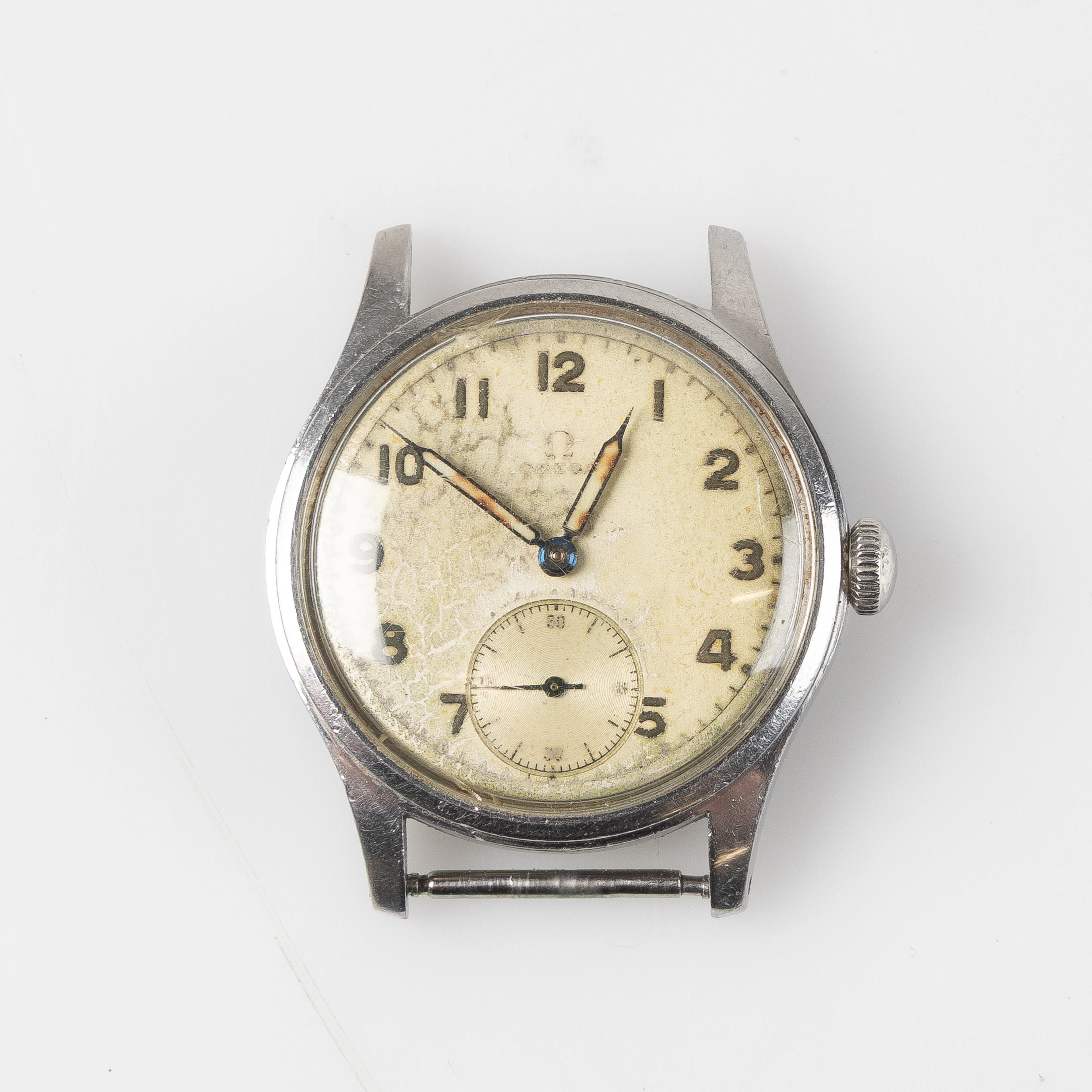 OMEGA, Suverän, armbandsur, 35 mm, stål, ca 1945.