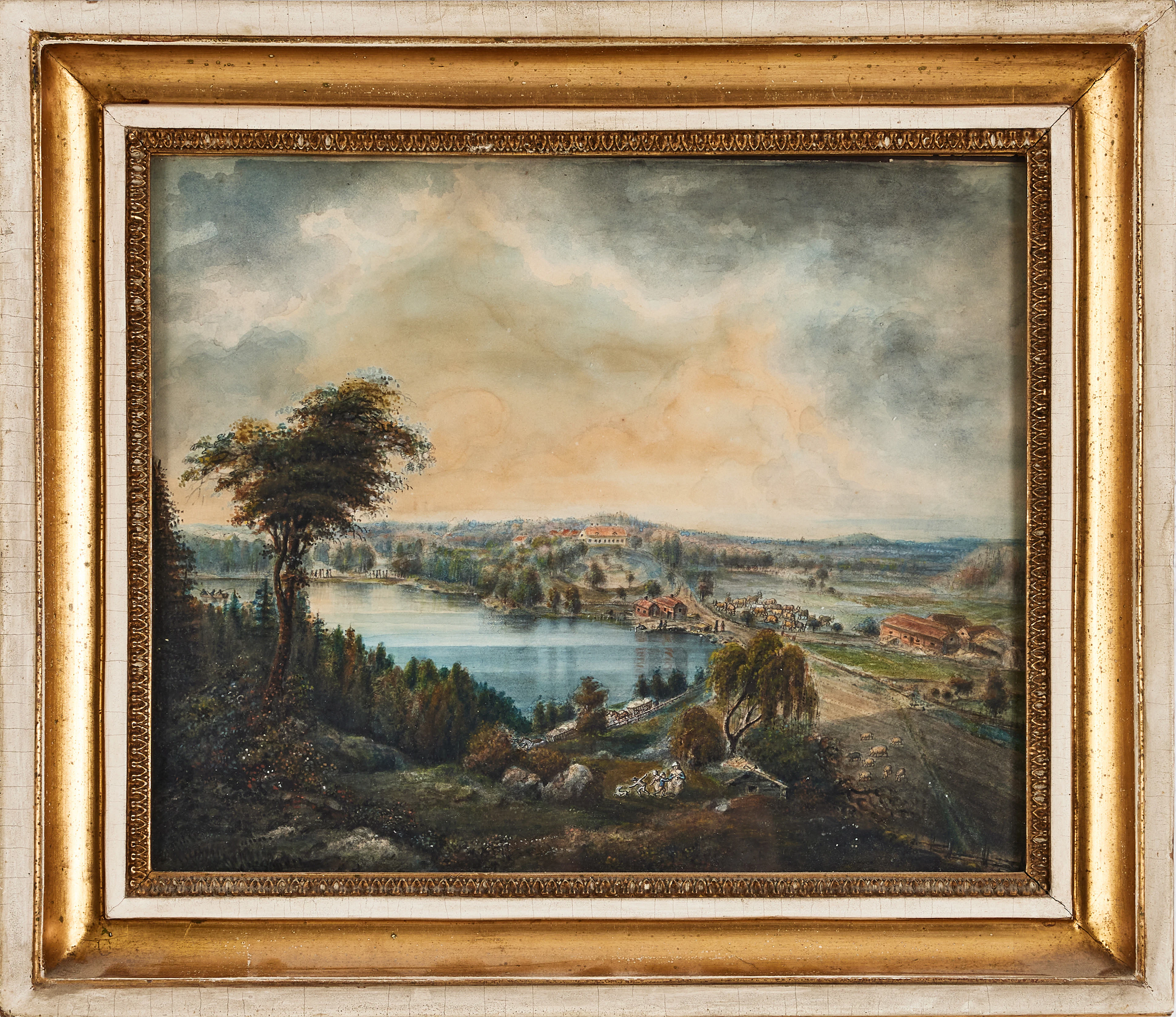 OKÄND KONSTNÄR, 1800-talets början. "Dulcia rura valete et Lydia dulcior