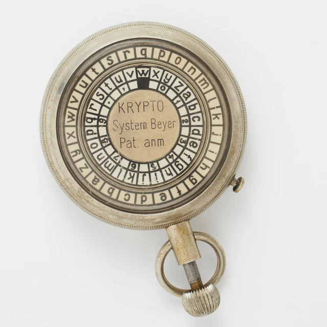 KRYPTO SYSTEM BEYER, mycket sällsynt krypteringsapparat, Krypto Pocket
