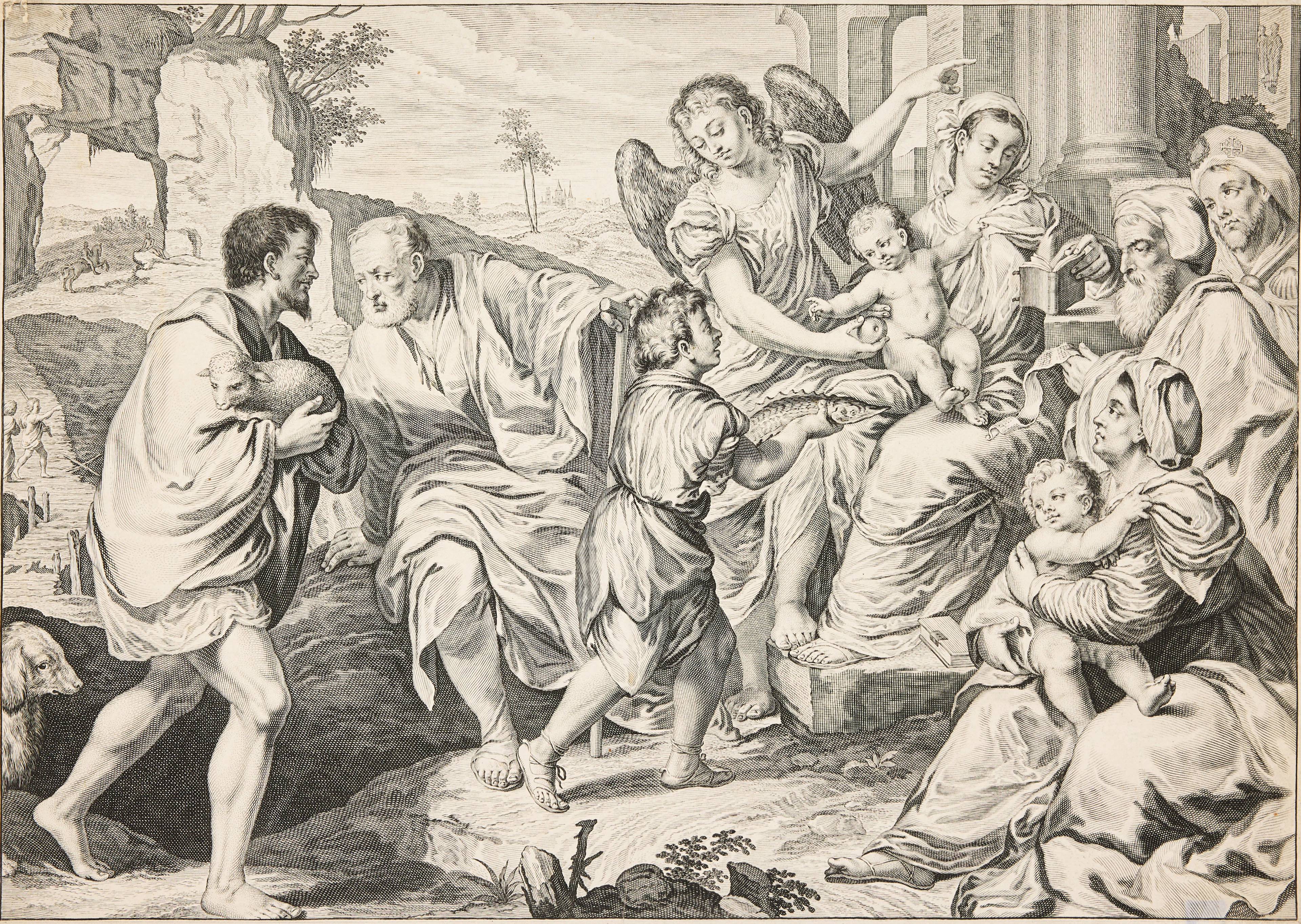 JEREMIAS FALCK (GERMANY 1610-1677) AFTER BONIFAZIO VERONESE (ITALY
