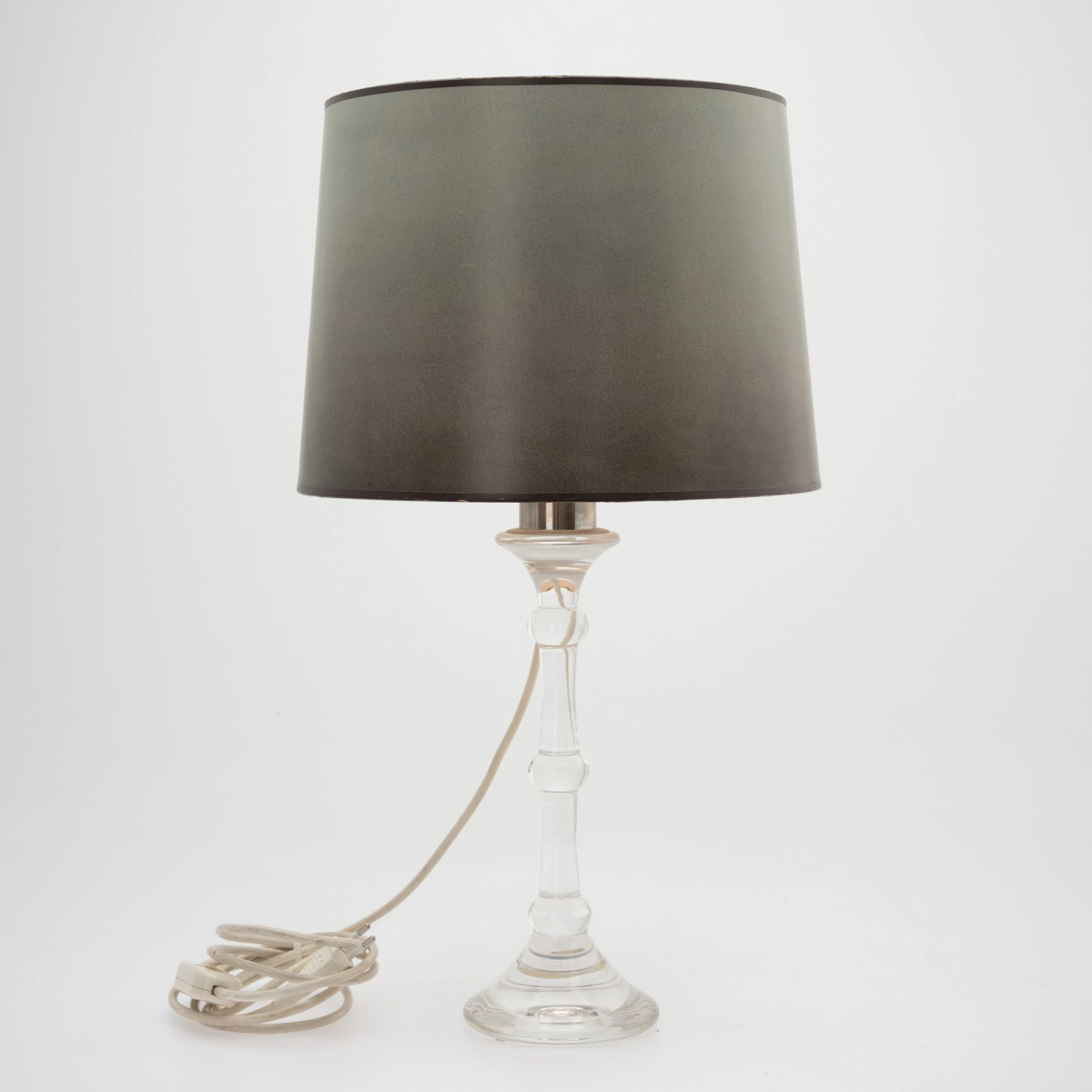 INGO MAURER. Val Saint Lambert, Tischleuchte / Stehlampe, Modell 'Tiffany'