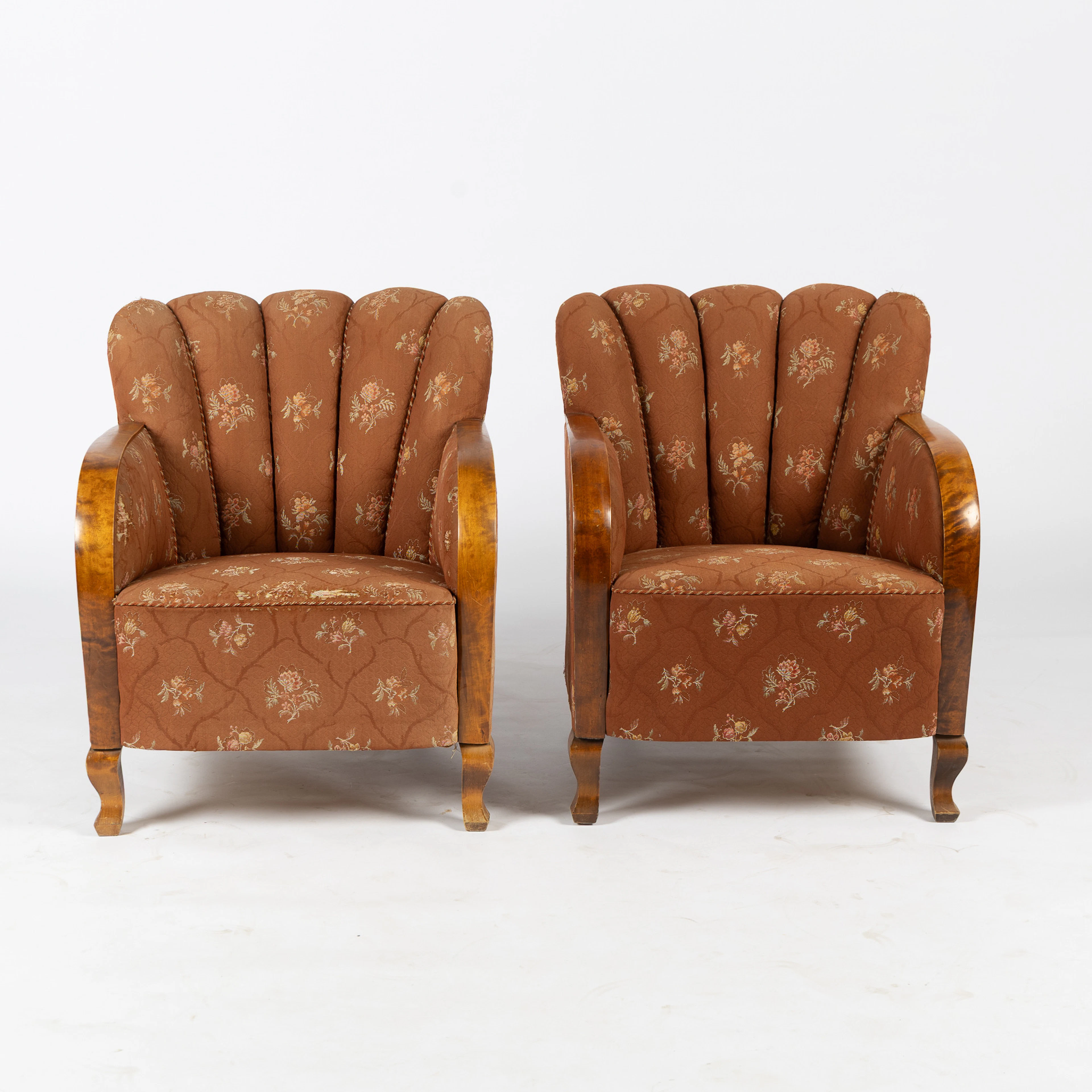 FÅTÖLJER, ett par, Swedish modern, 1940-tal.