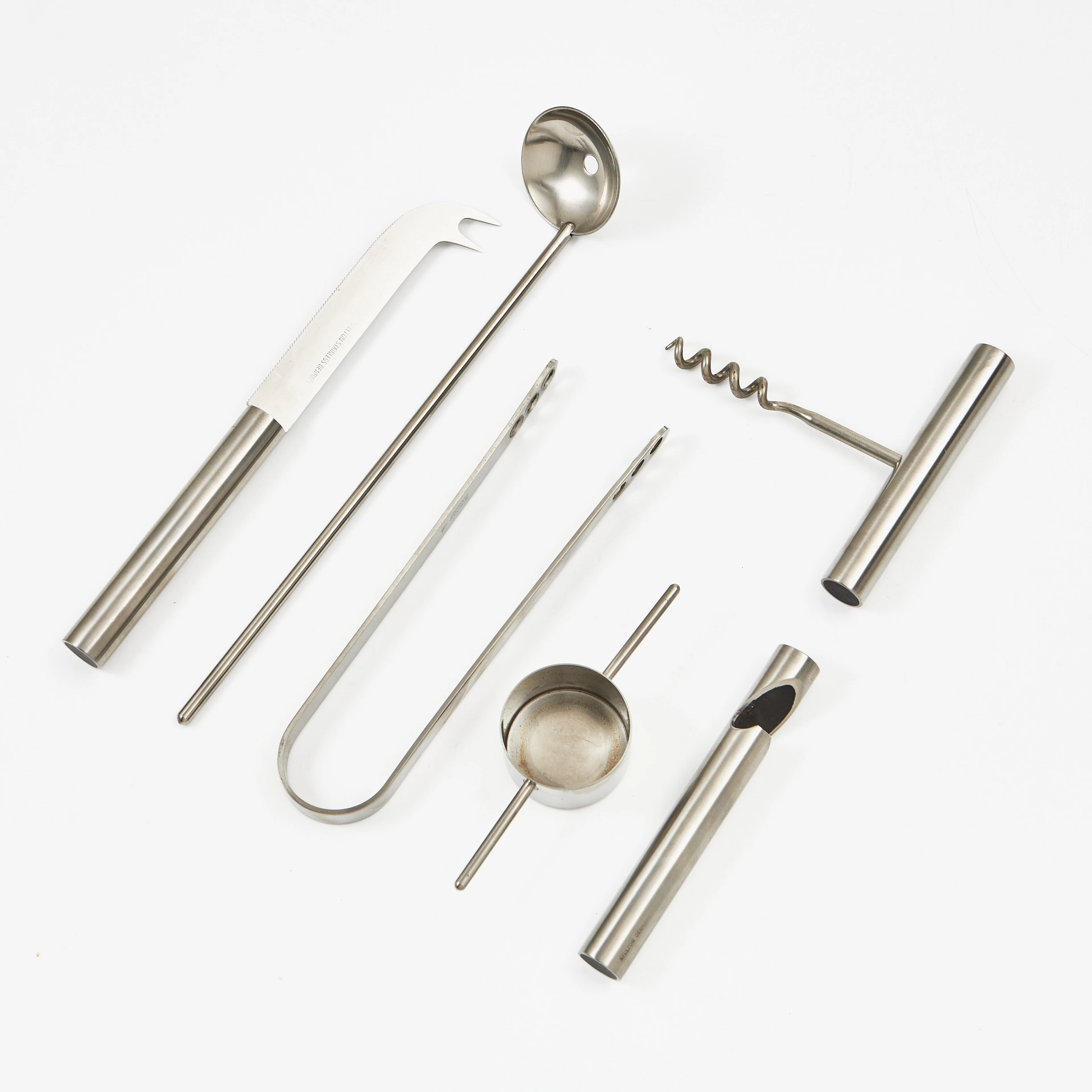 ARNE JACOBSEN. Barset, rostfritt stål, Cylinda-line, Stelton Danmark.
