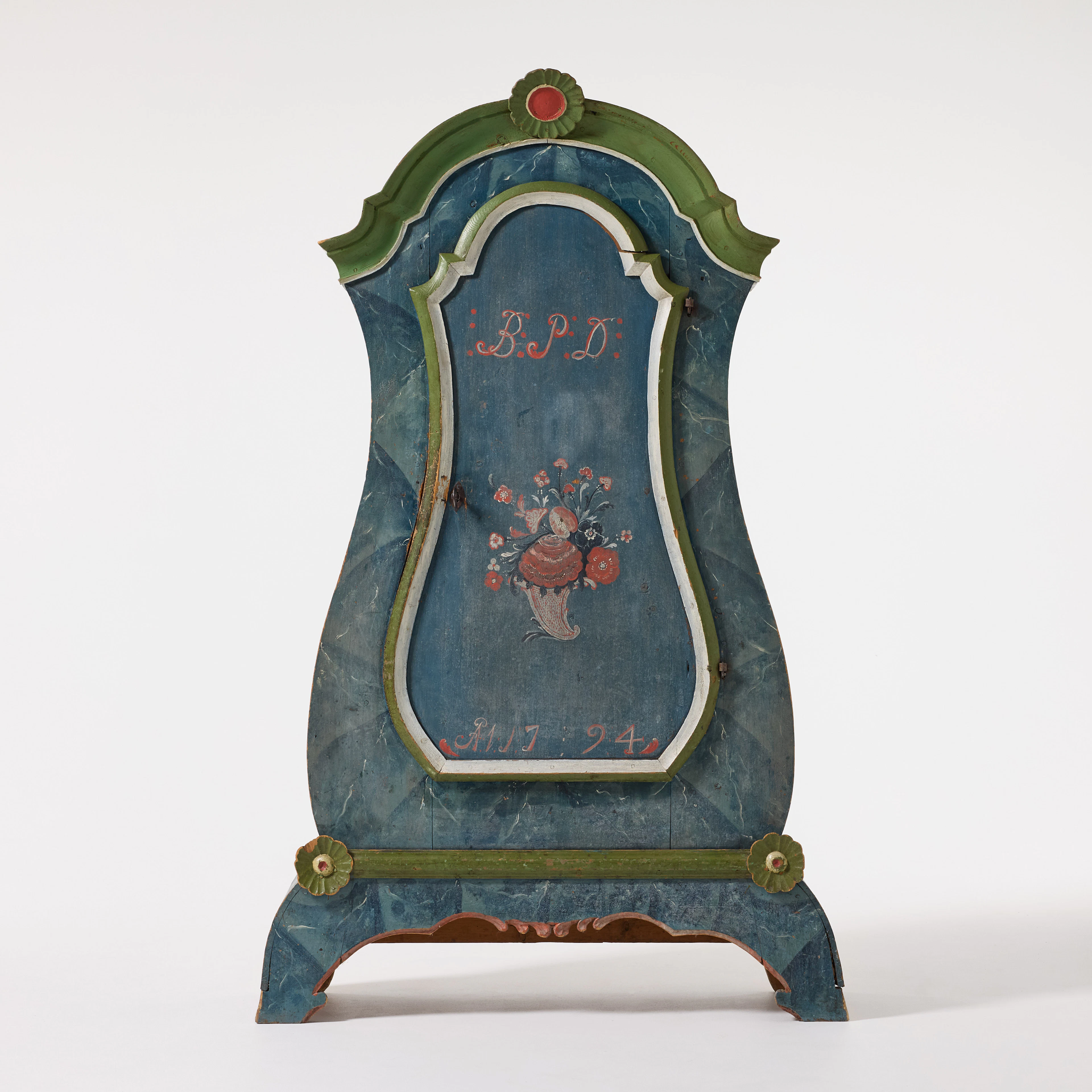 STÅNDSKÅP, s k storschskåp, rokoko, Jämtland, daterat 1794, tillskrivet