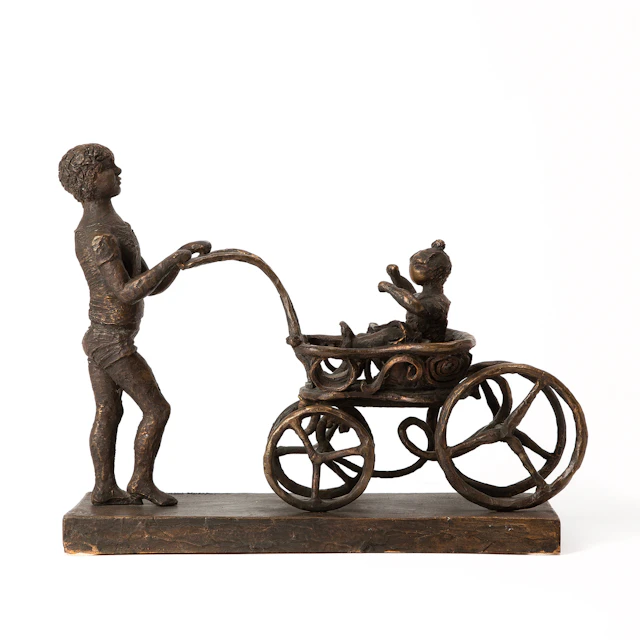 GUNNEL FRIEBERG. Man med barnvagn.
