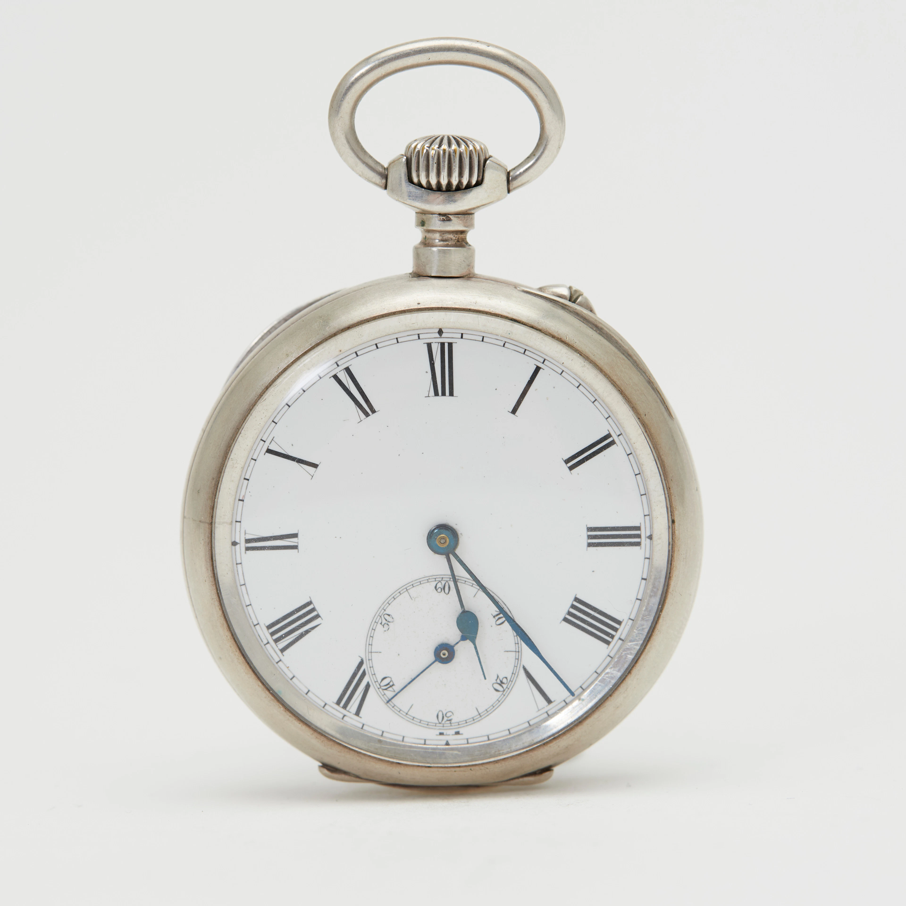 IWC. Taschenuhr, 875er Silber, Emaille, datiert 1907, Schweiz.
