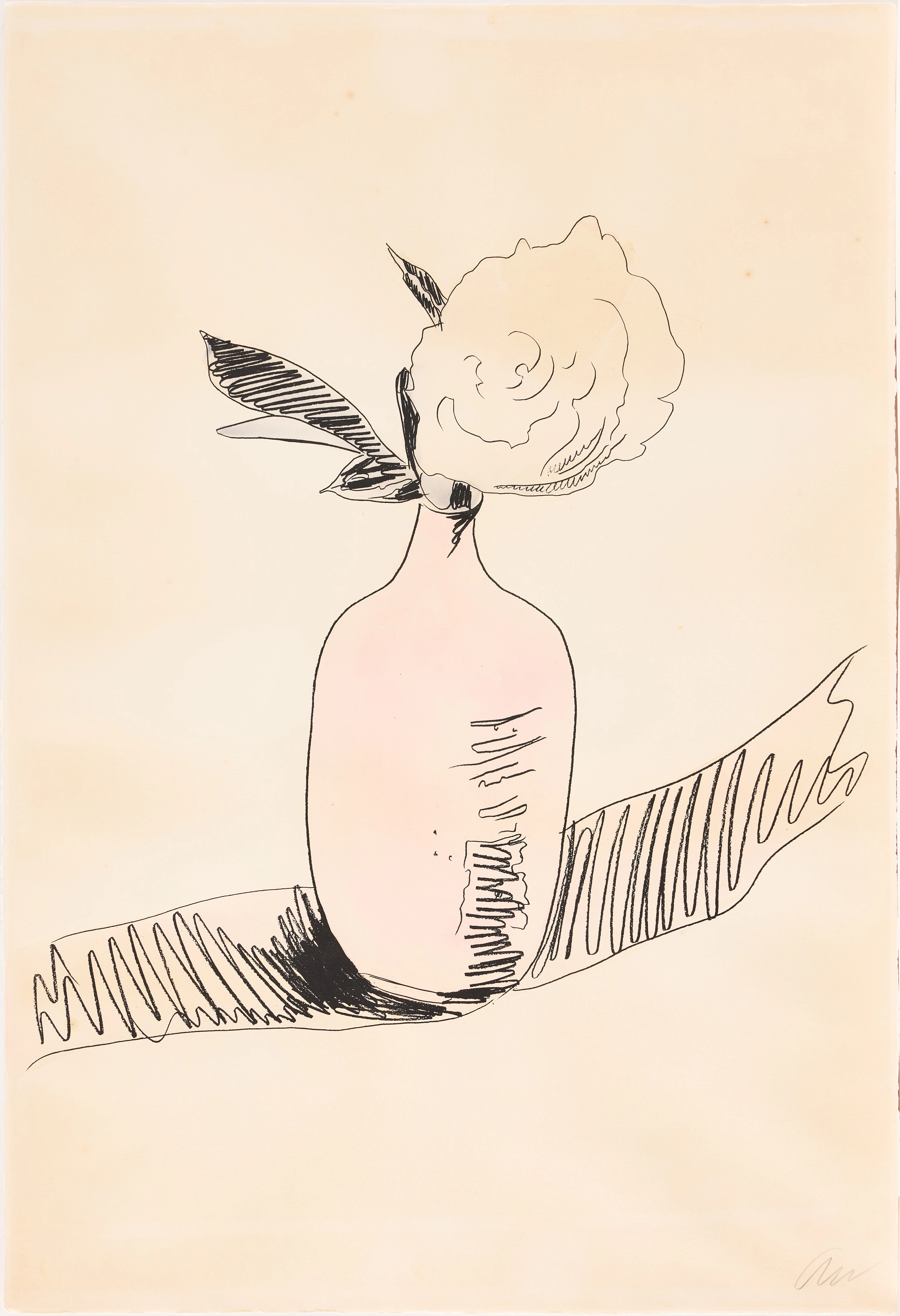 ANDY WARHOL. "Flowers (Hand-Colored)".