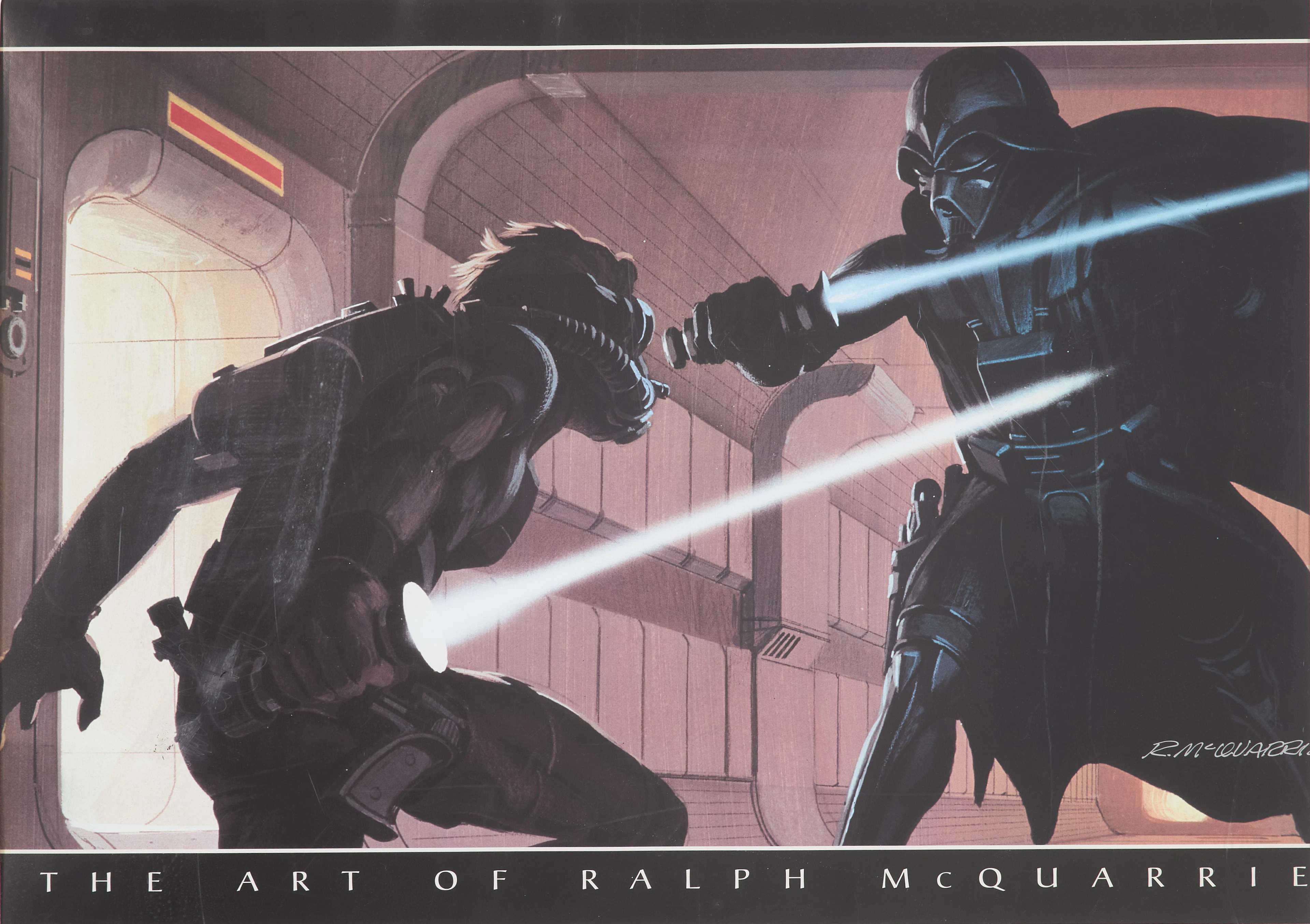 RALPH MCQUARRIE (1929-2012). Luke Starkiller (Skywalker) vs. Darth