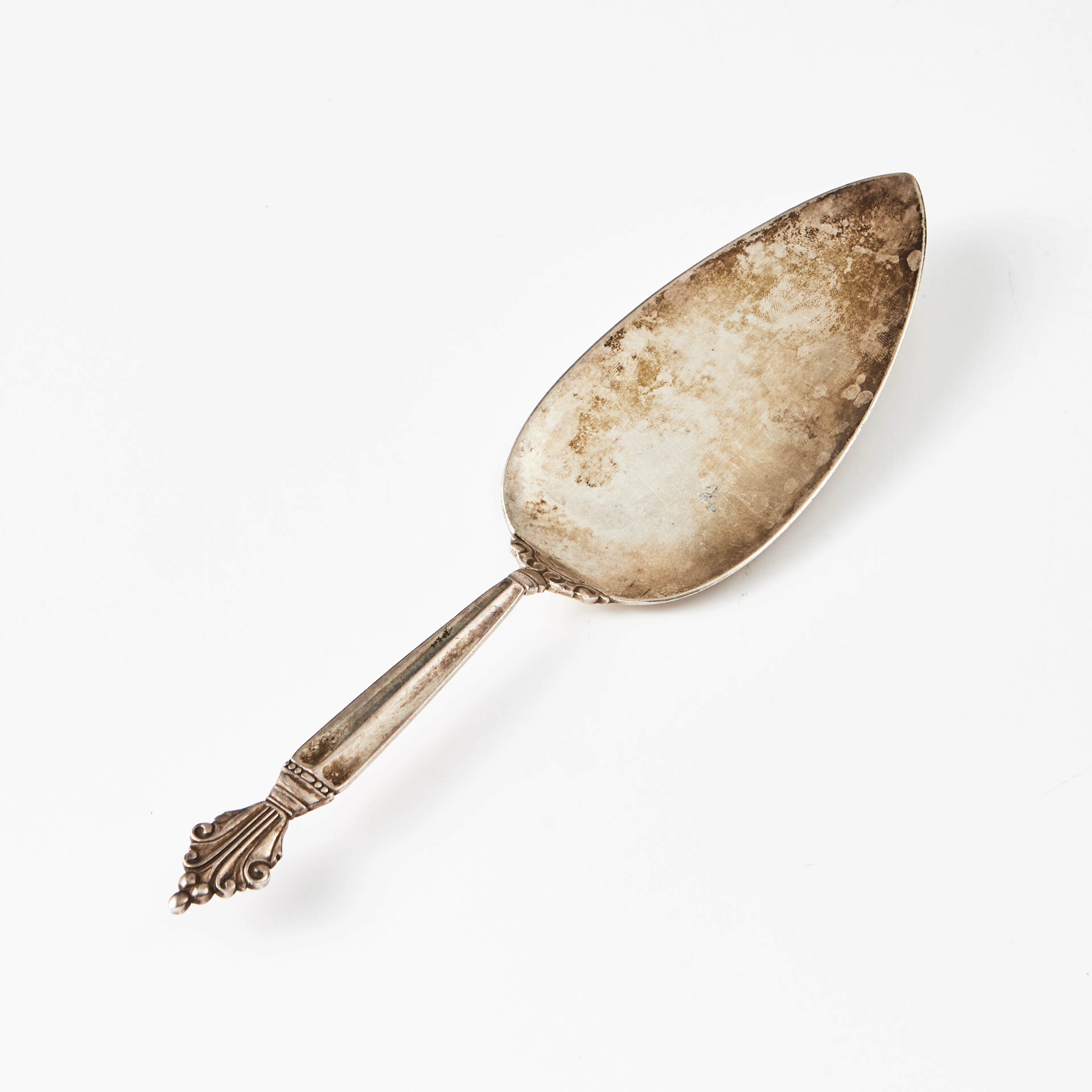 JOHAN ROHDE. "Dronning", tårtspade, silver, Georg Jensen, Danmark