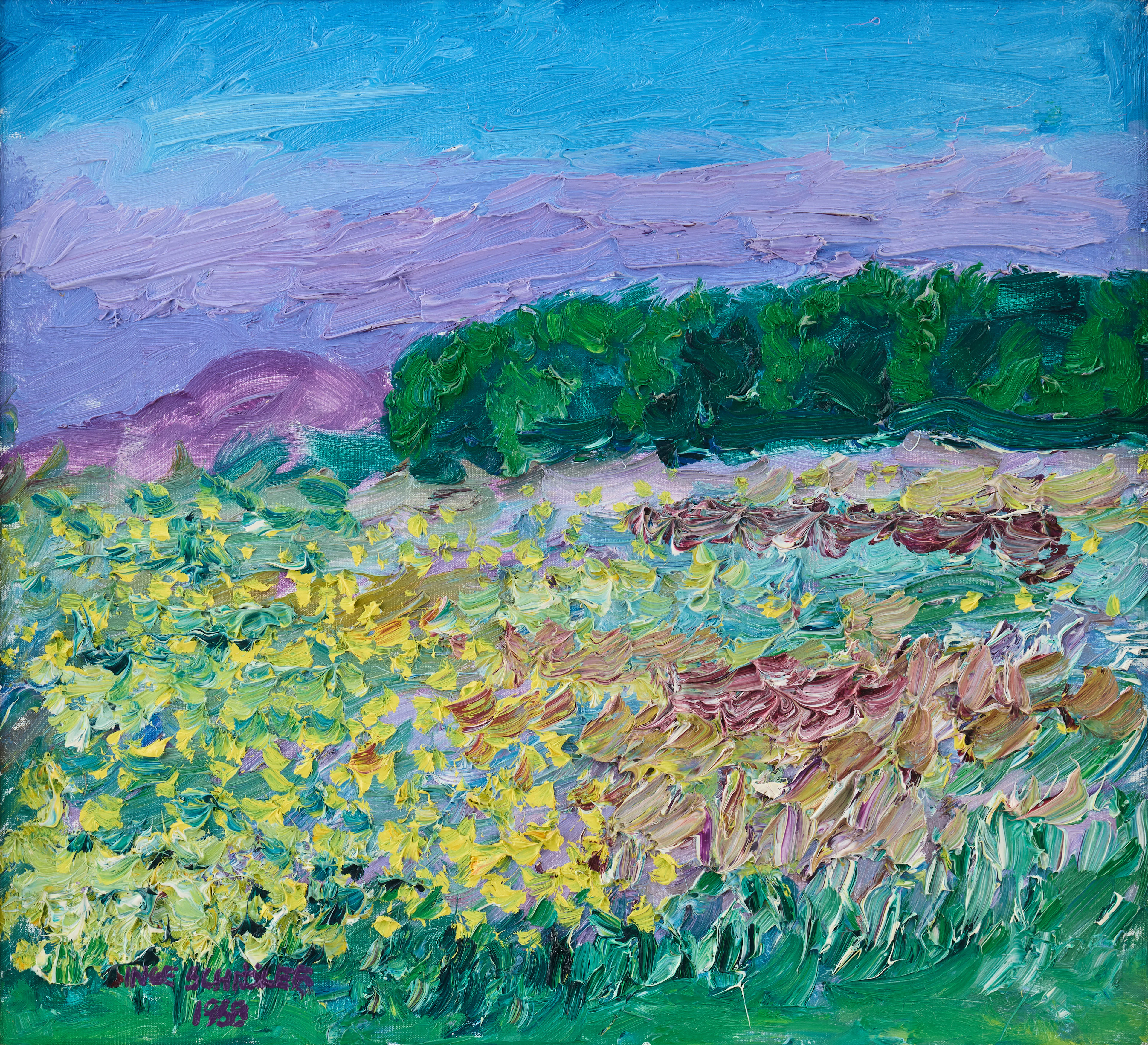 INGE SCHIÖLER. "Sommaräng".