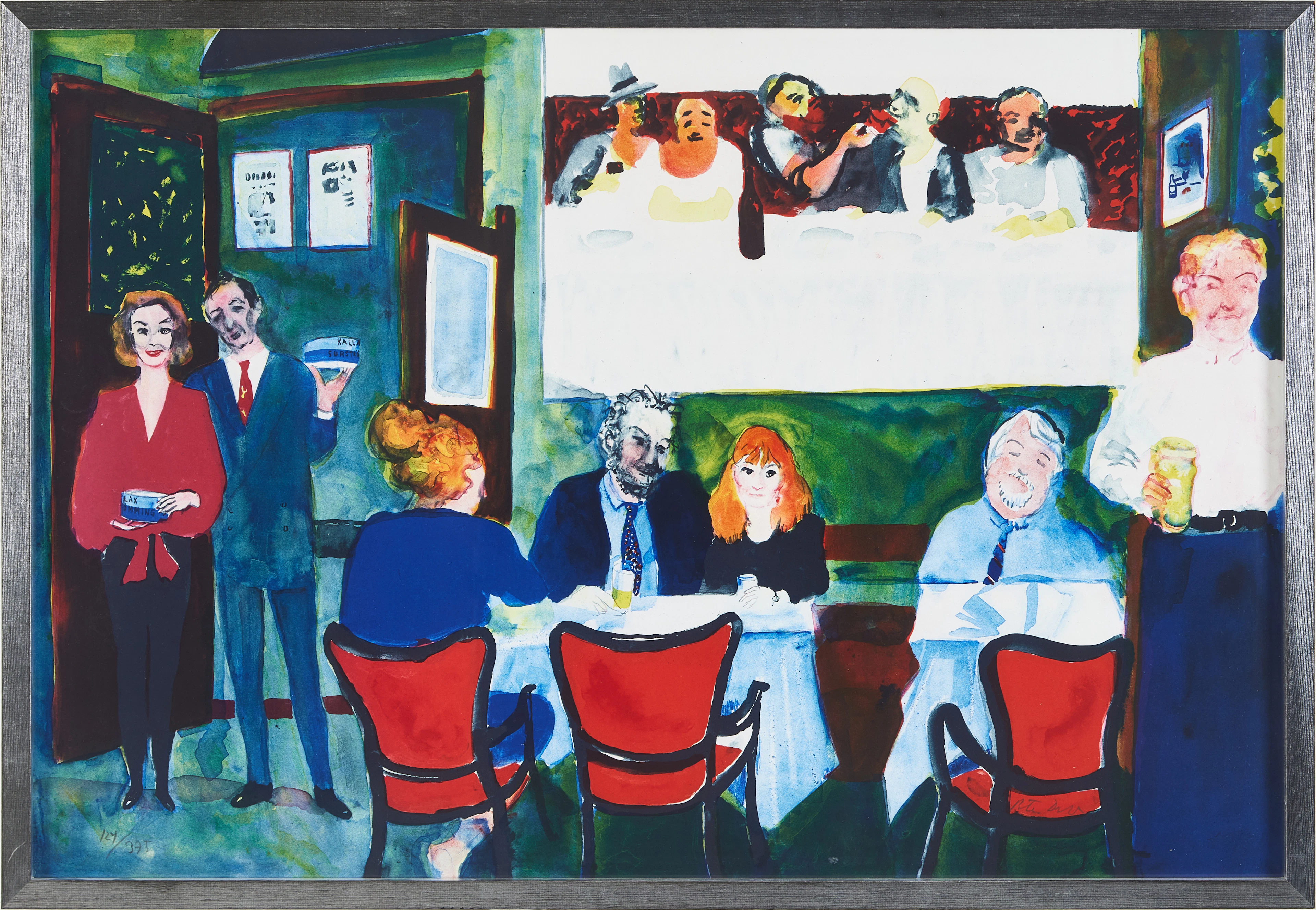 PETER DAHL. Restauranginteriör.