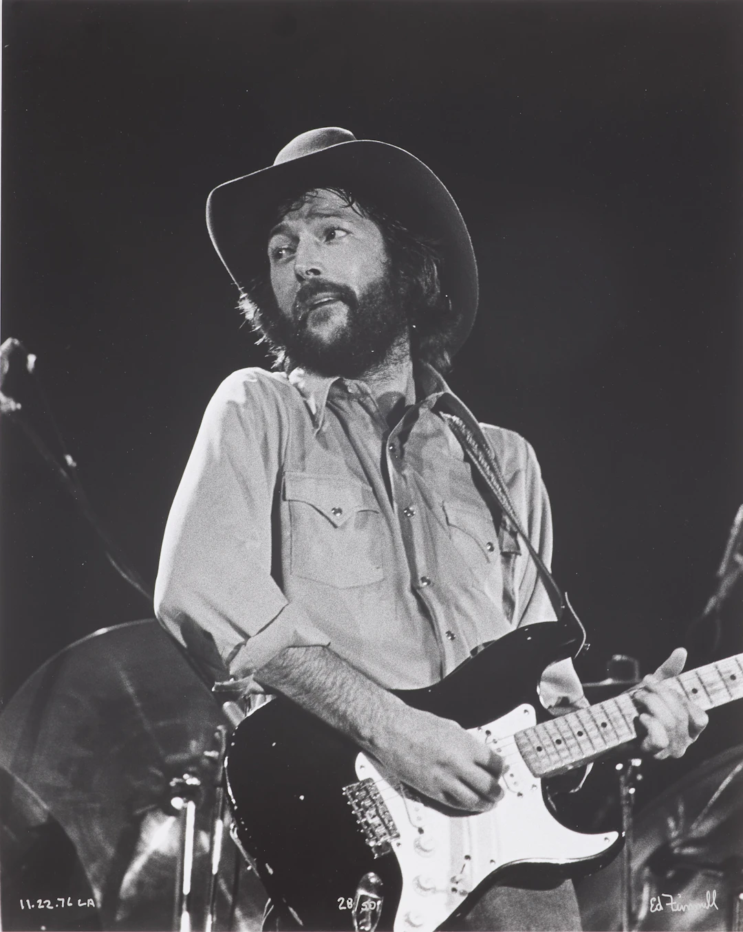 ED FINNELL (USA/SVERIGE, FÖDD 1956). Eric Clapton, "No Reason to Cry